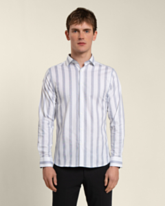 Dot Stripe Long Sleeve Shirt