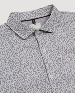Light Grey Printed Camo Textured Long Sleeve Shirt