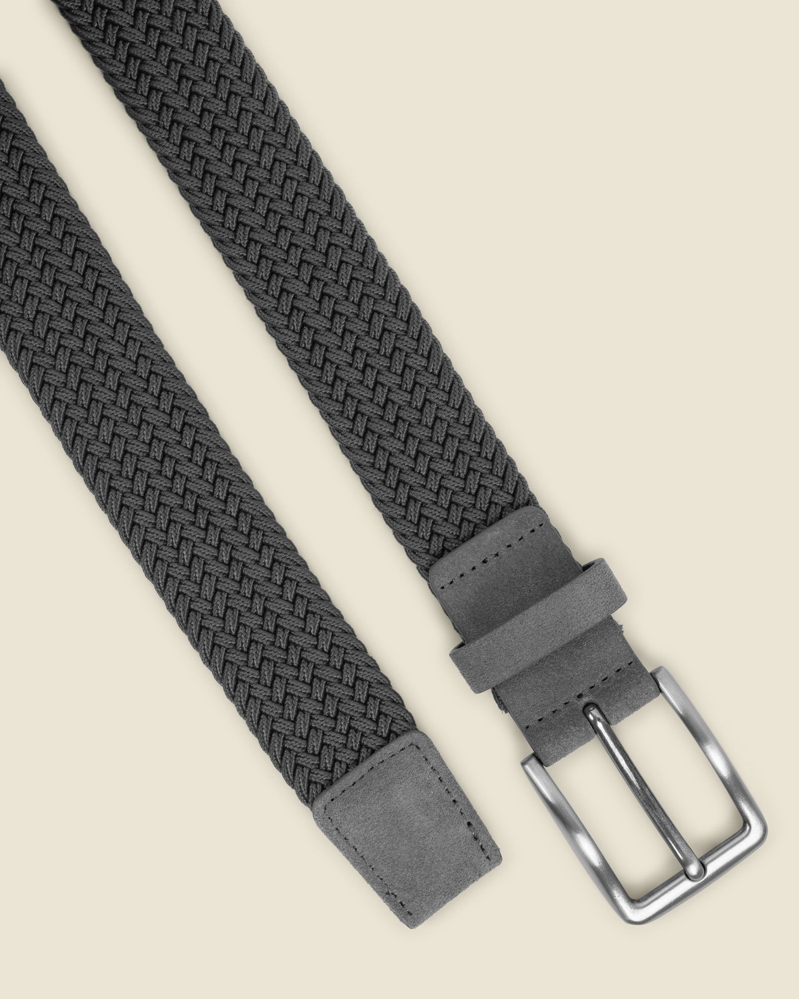 Koltrast - Woven Suede Trim Stretch Belt