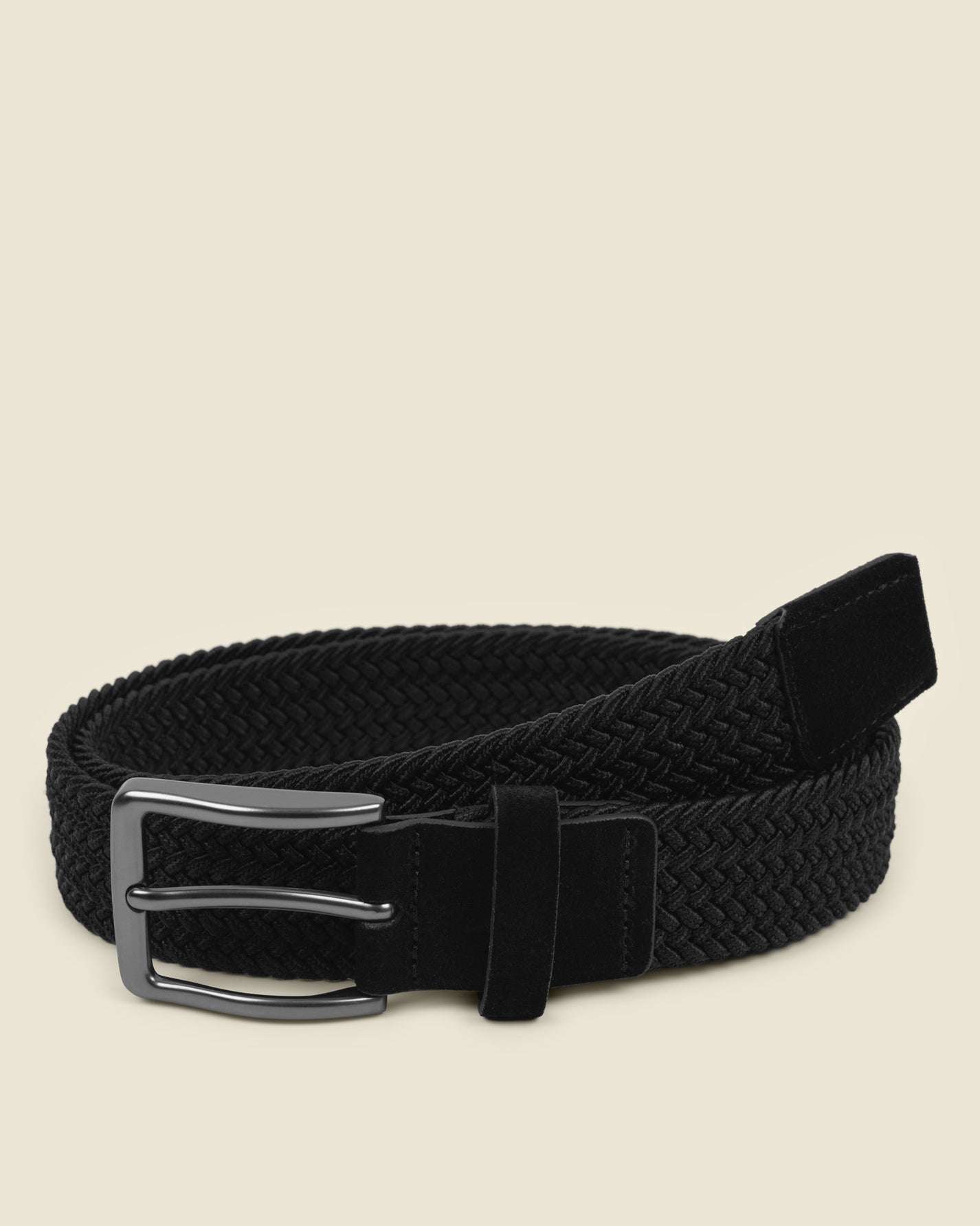 Koltrast - Woven Suede Trim Stretch Belt