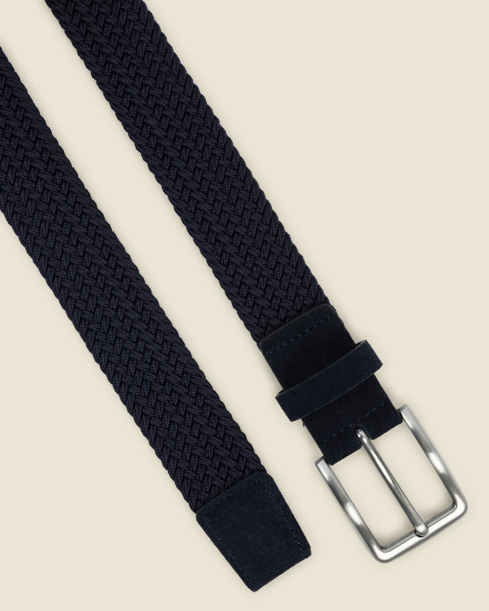 Koltrast - Woven Suede Trim Stretch Belt