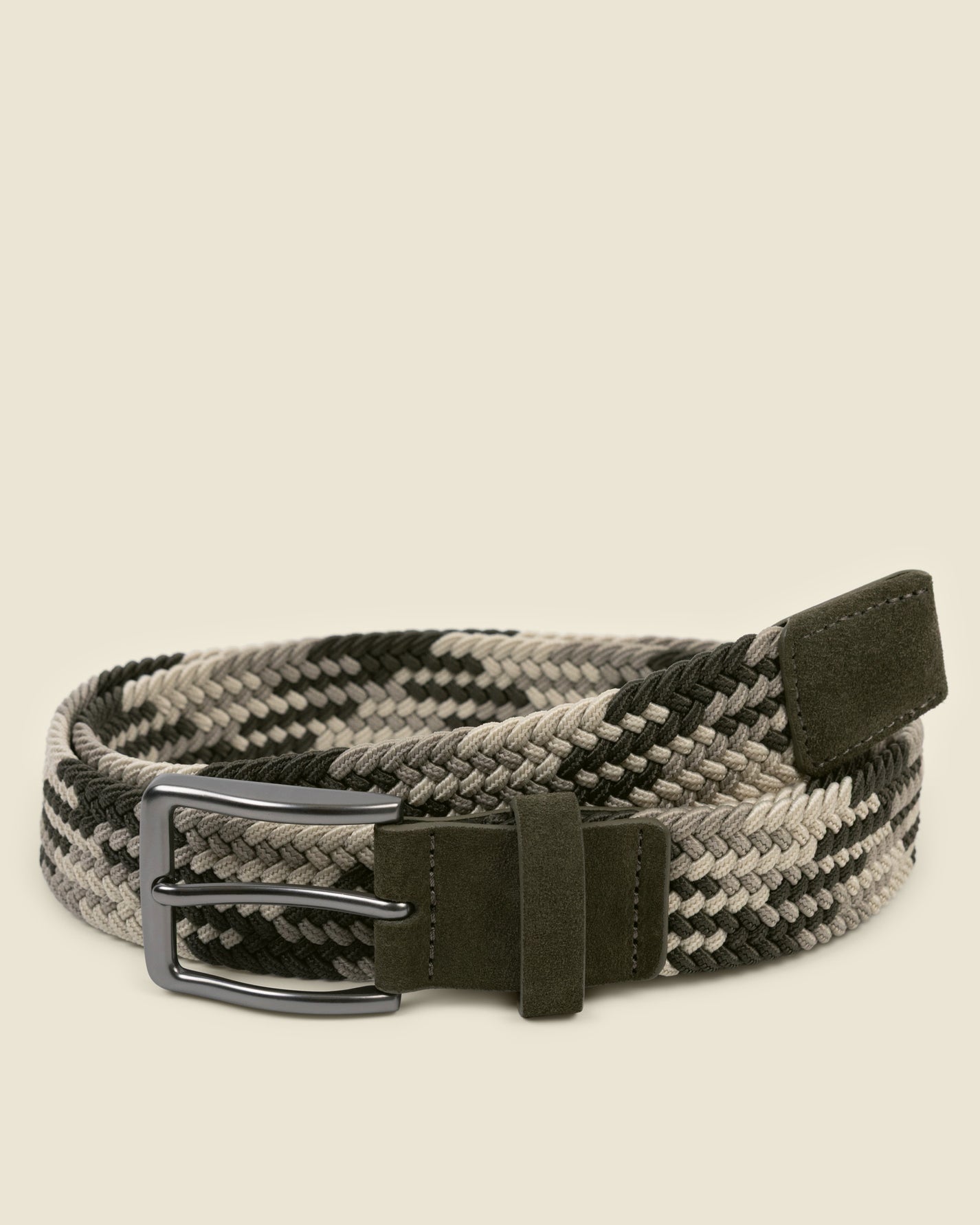Strömstare -  Multicoloured Woven Suede Belt