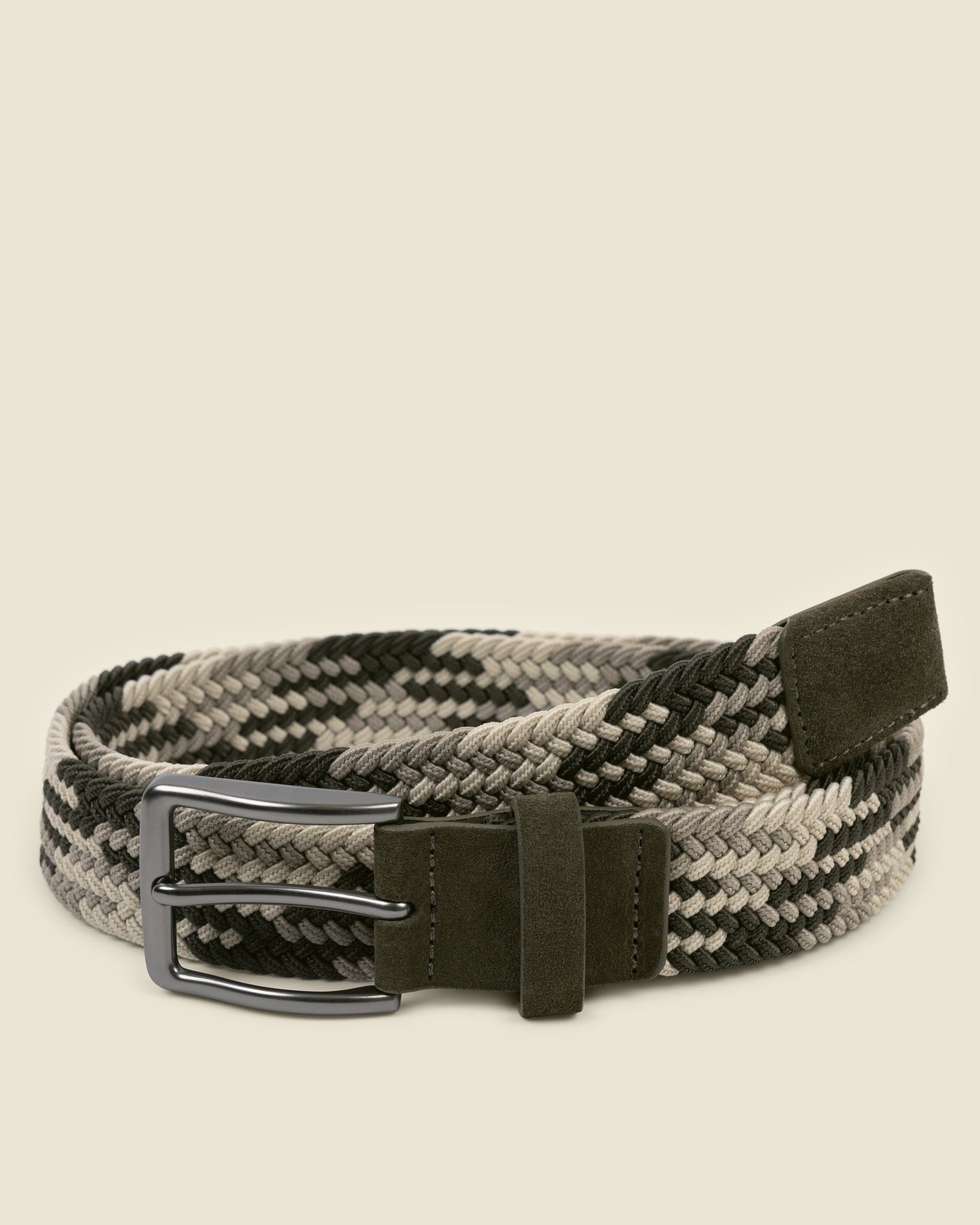 Strömstare -  Multicoloured Woven Suede Belt