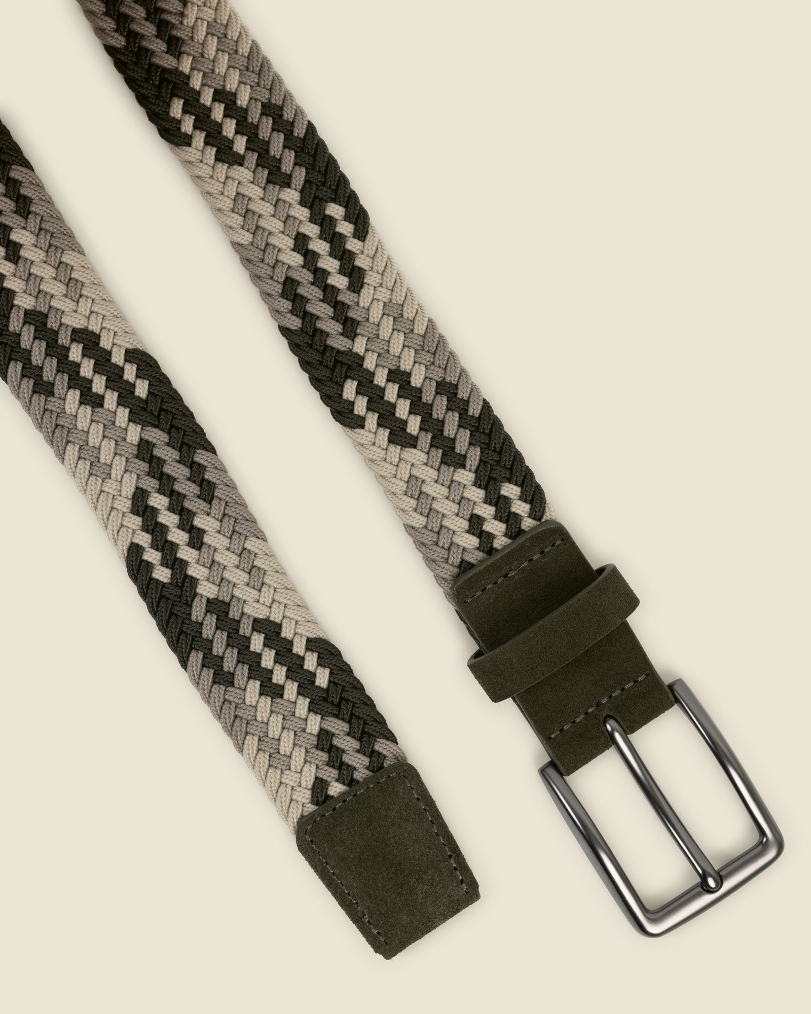 Strömstare -  Multicoloured Woven Suede Belt