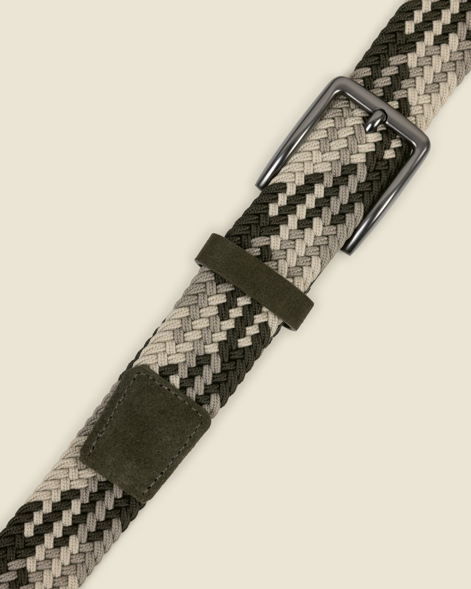 Strömstare -  Multicoloured Woven Suede Belt
