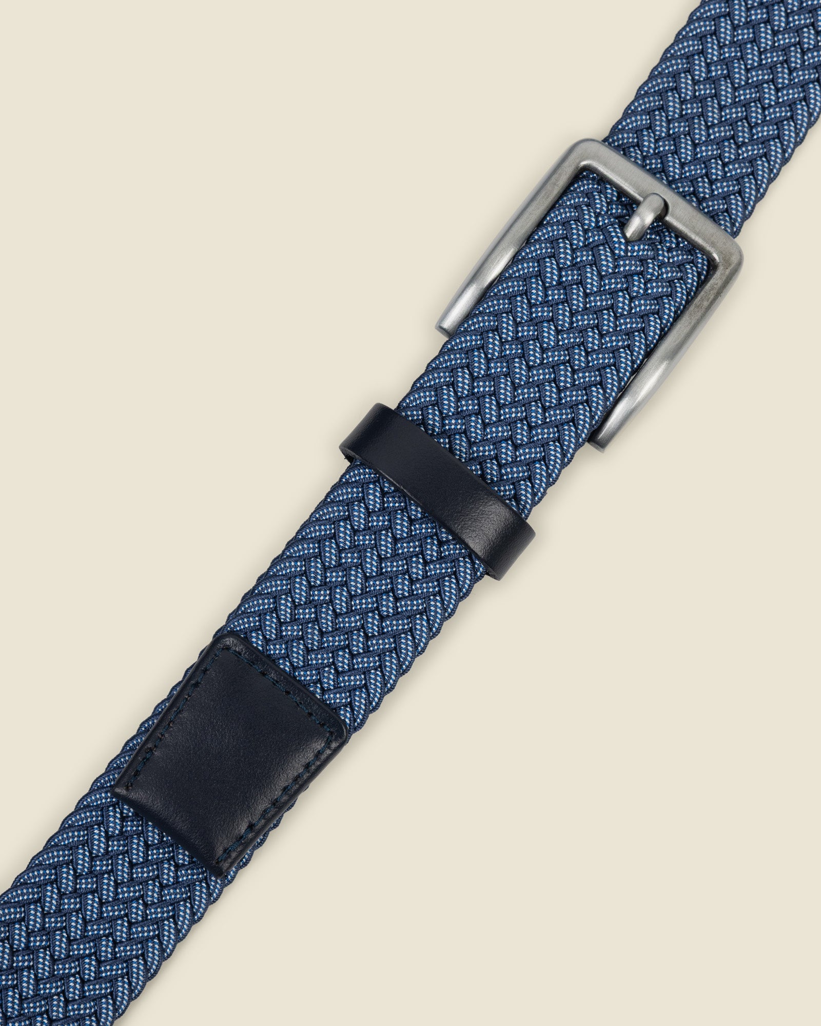 Lappugle - 2 Tone Dotted Elastic Woven Stretch Belt