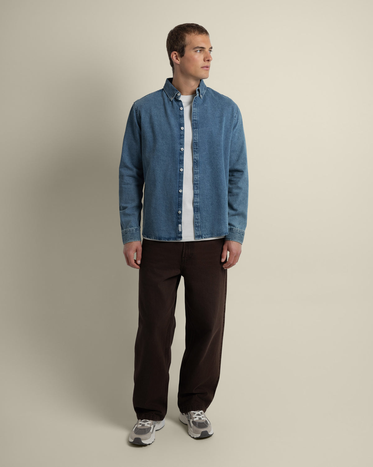 Freddie - Denim Long Sleeve Shirt