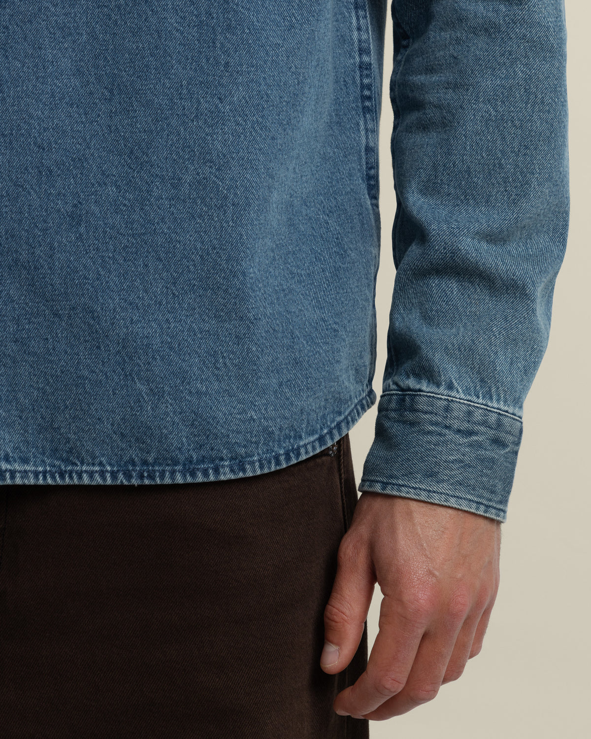 Freddie - Denim Long Sleeve Shirt