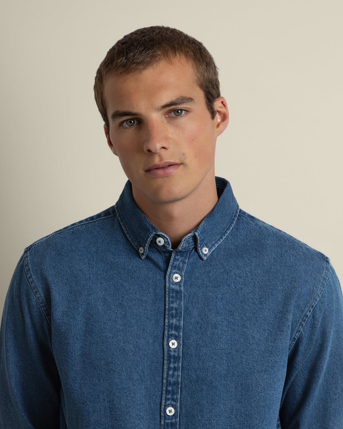 Freddie - Denim Long Sleeve Shirt