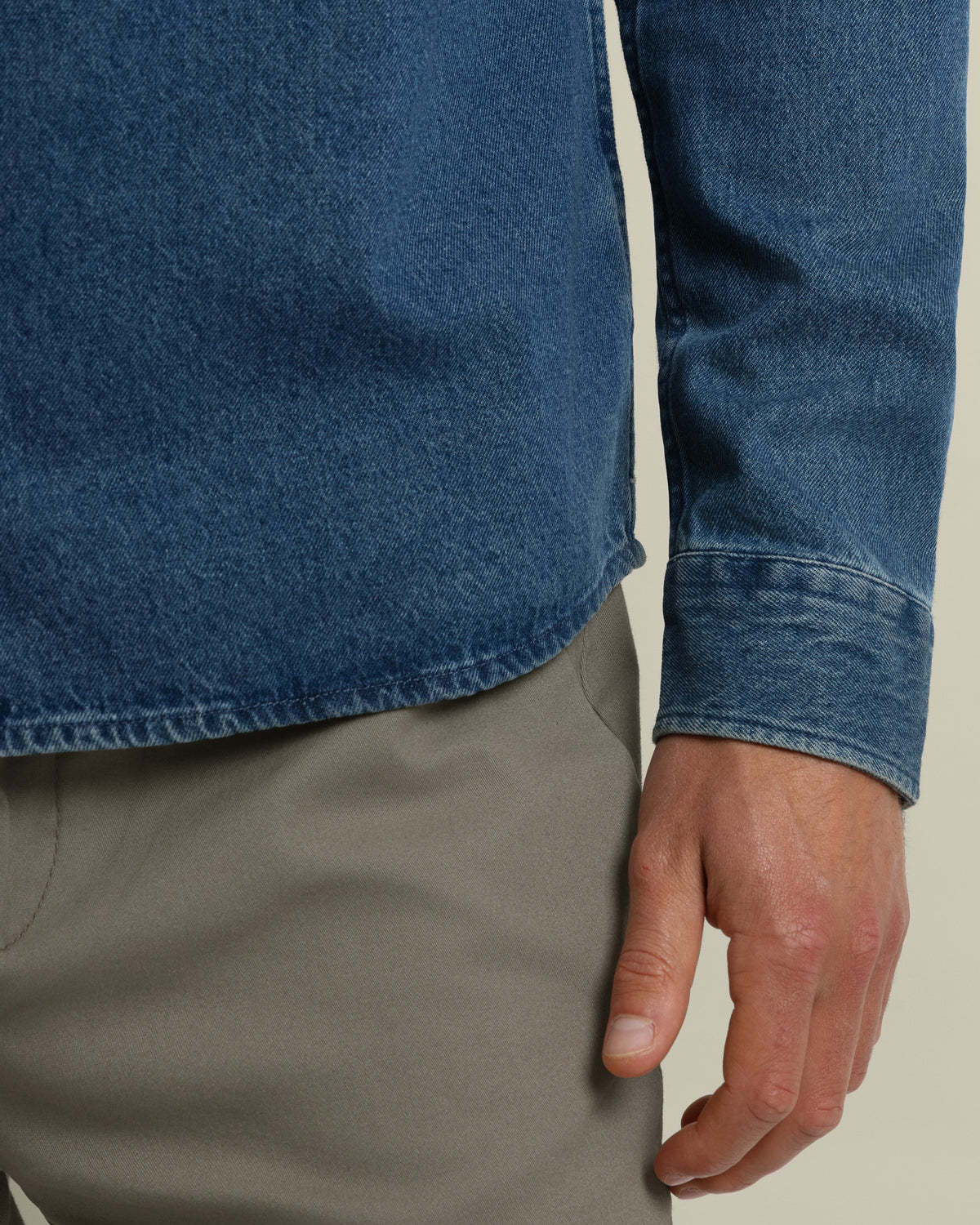 Freddie - Denim Long Sleeve Shirt