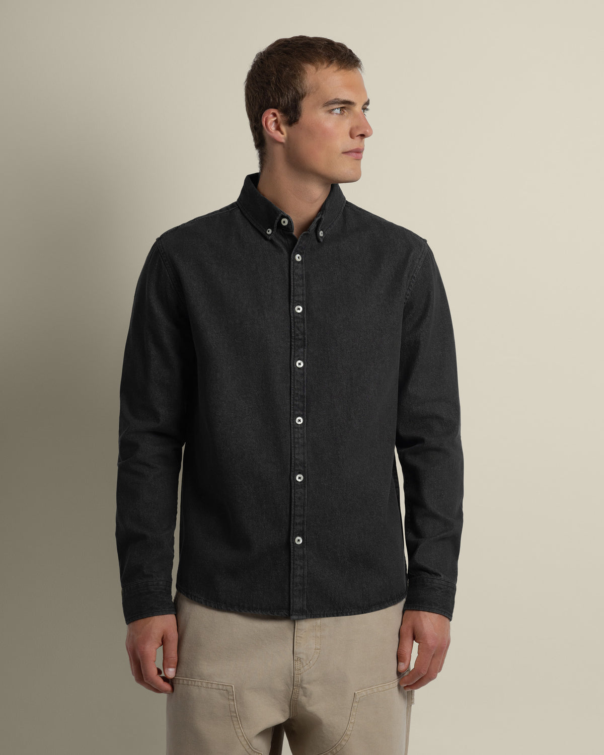 Freddie - Denim Long Sleeve Shirt