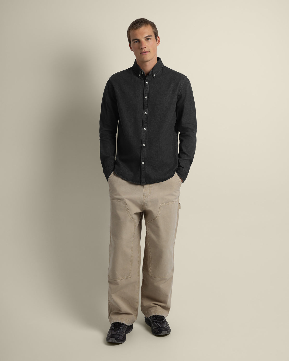 Freddie - Denim Long Sleeve Shirt