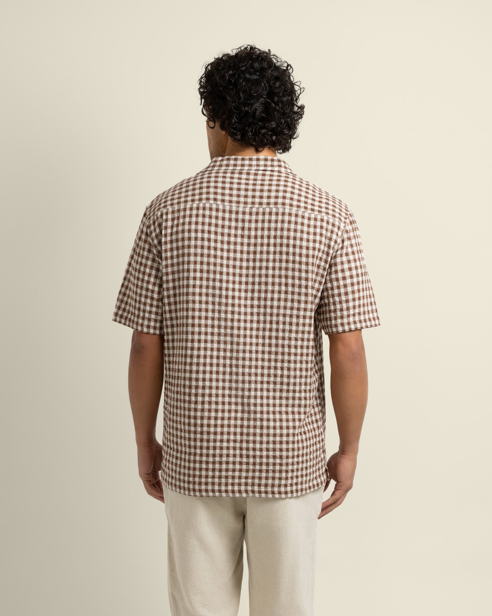 Torben -Textured Check Short Sleeve Shirt