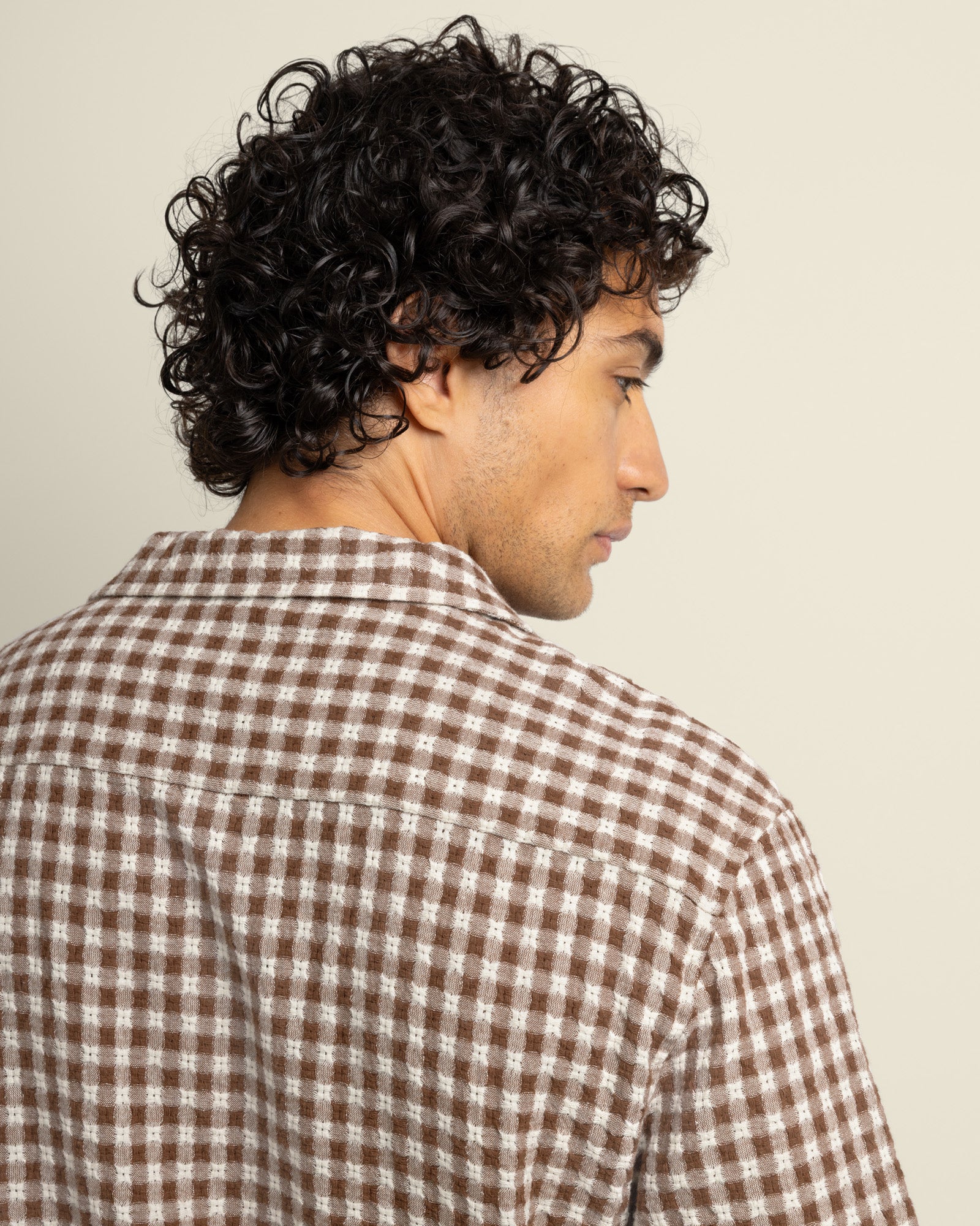 Torben -Textured Check Short Sleeve Shirt