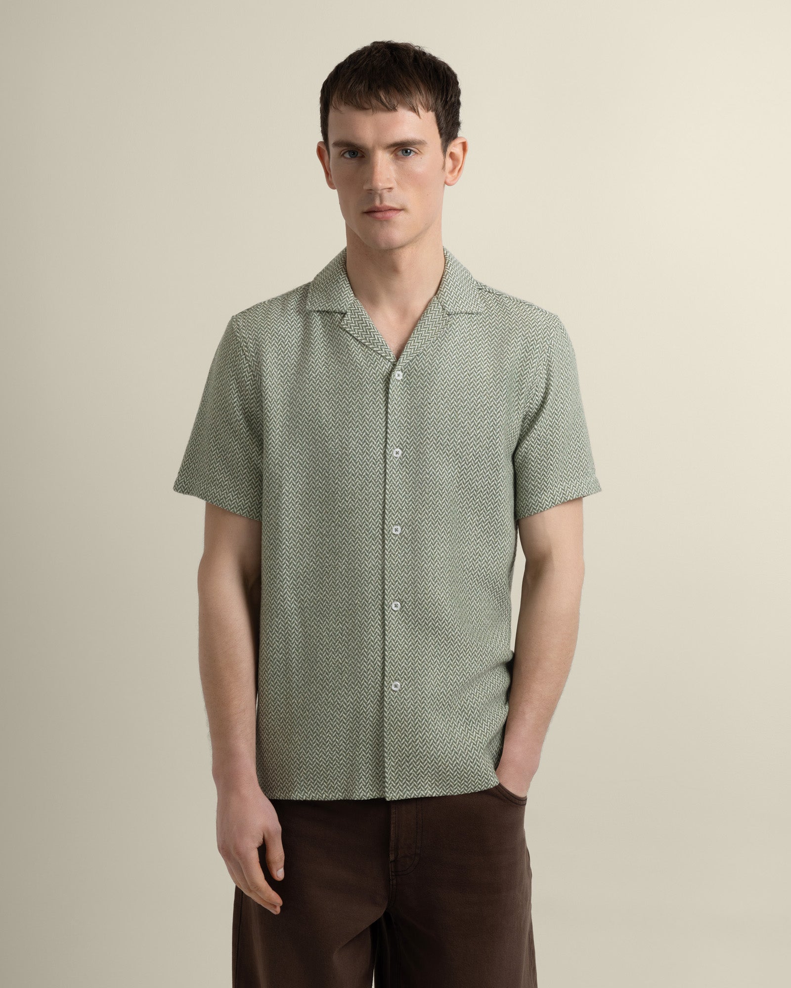 Wray - Chevron Short Sleeve Shirt