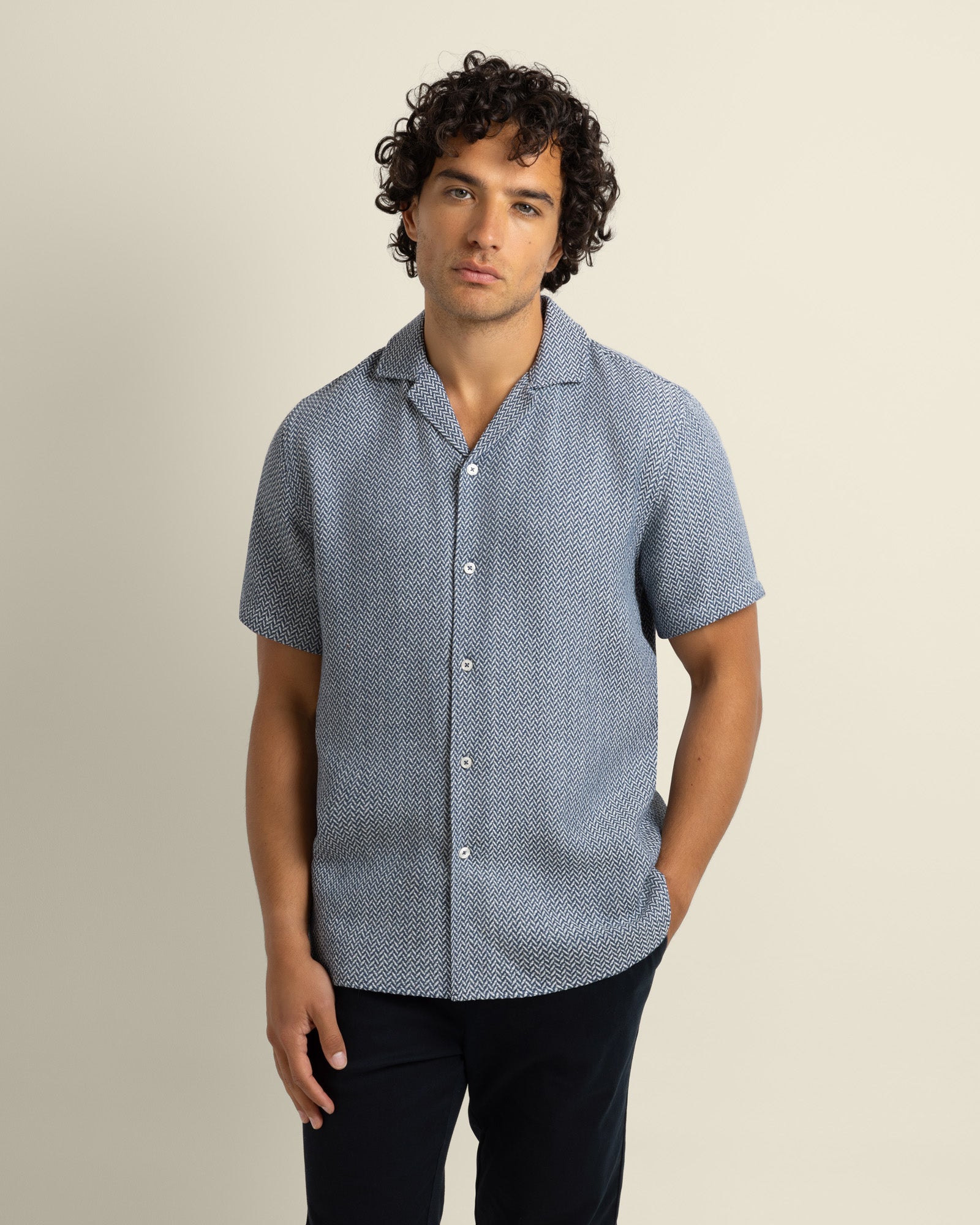 Wray - Chevron Short Sleeve Shirt