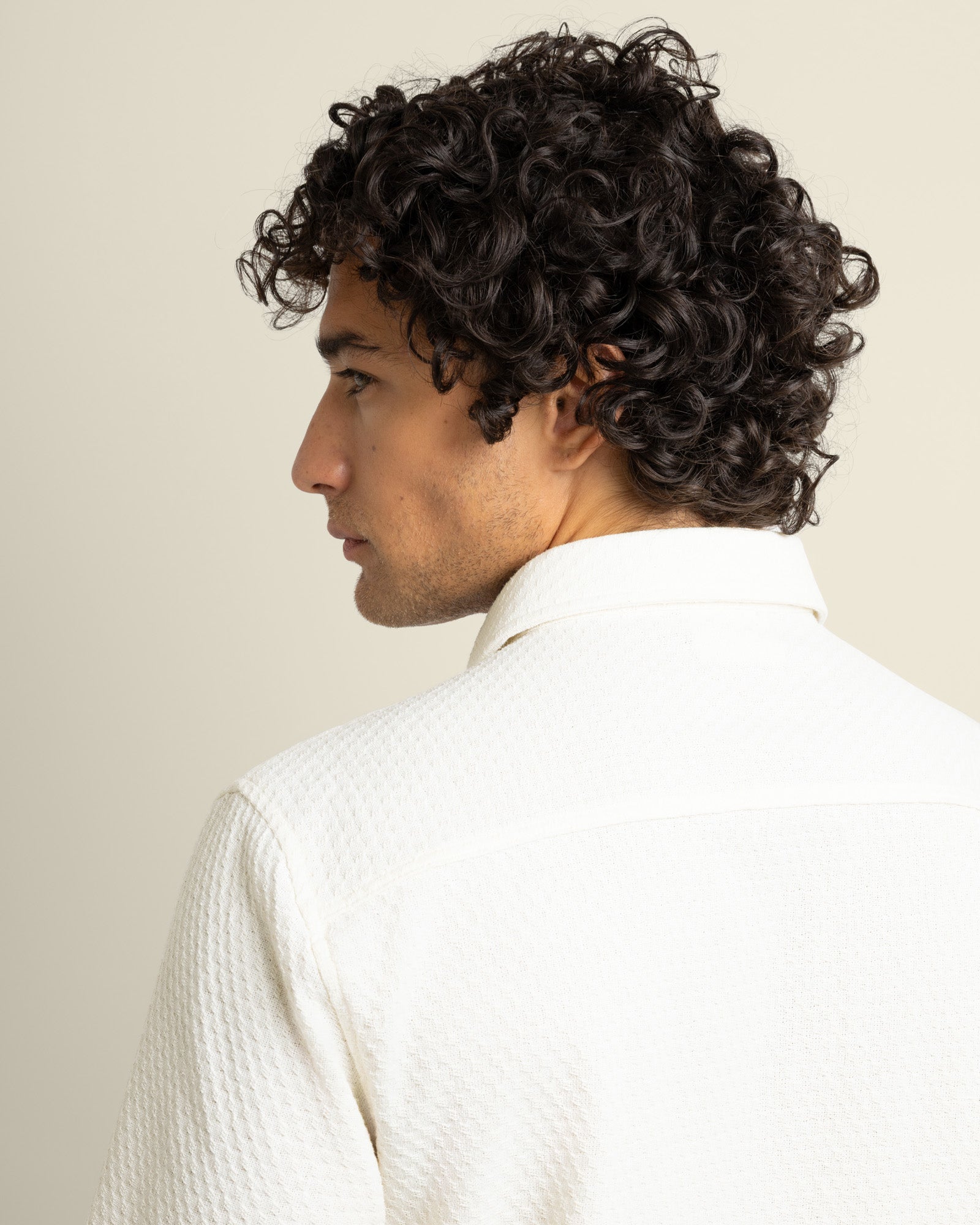 Carlsen - Square Jacquard Short Sleeve Shirt