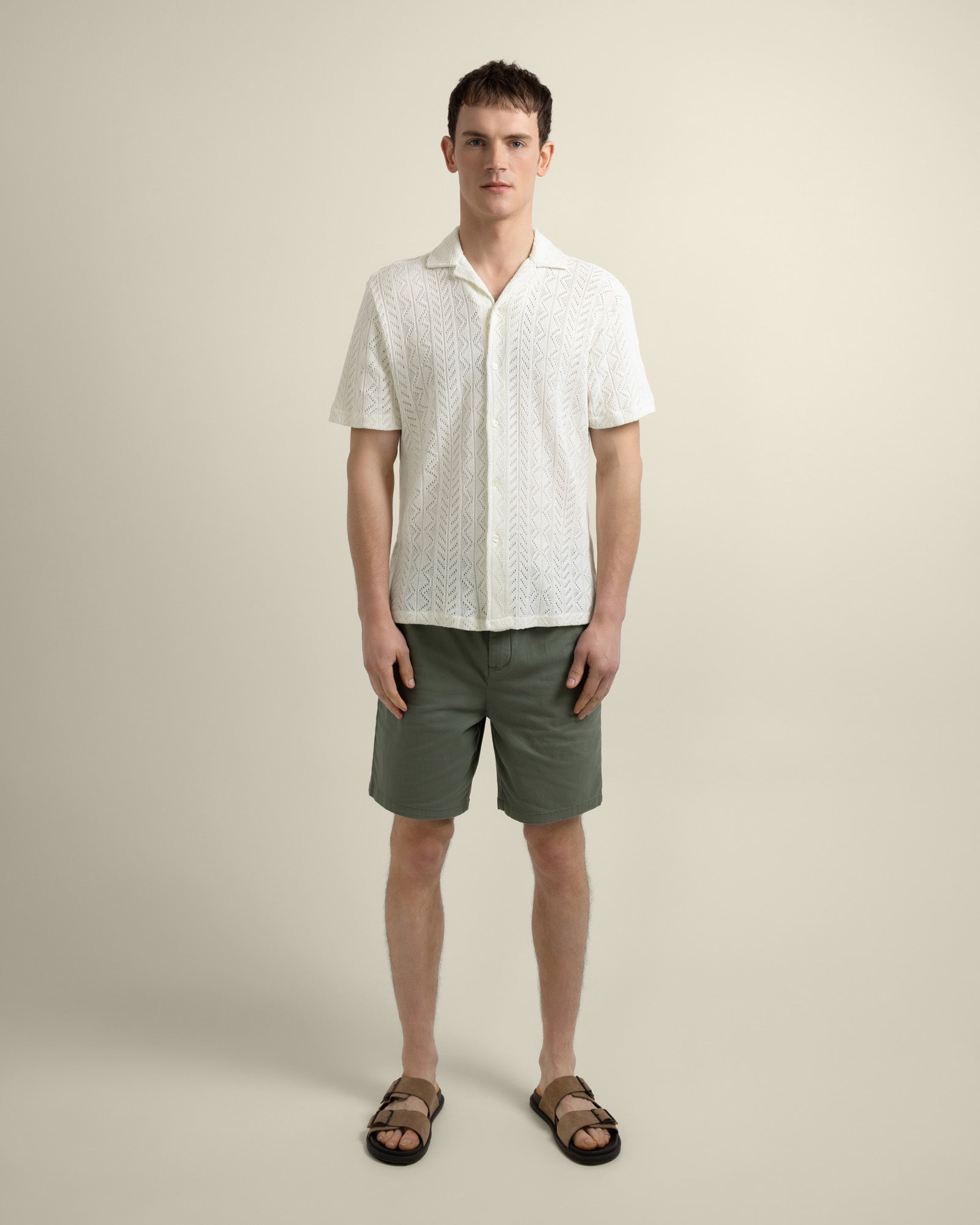 Tait - Diamond Crochet Short Sleeve Shirt