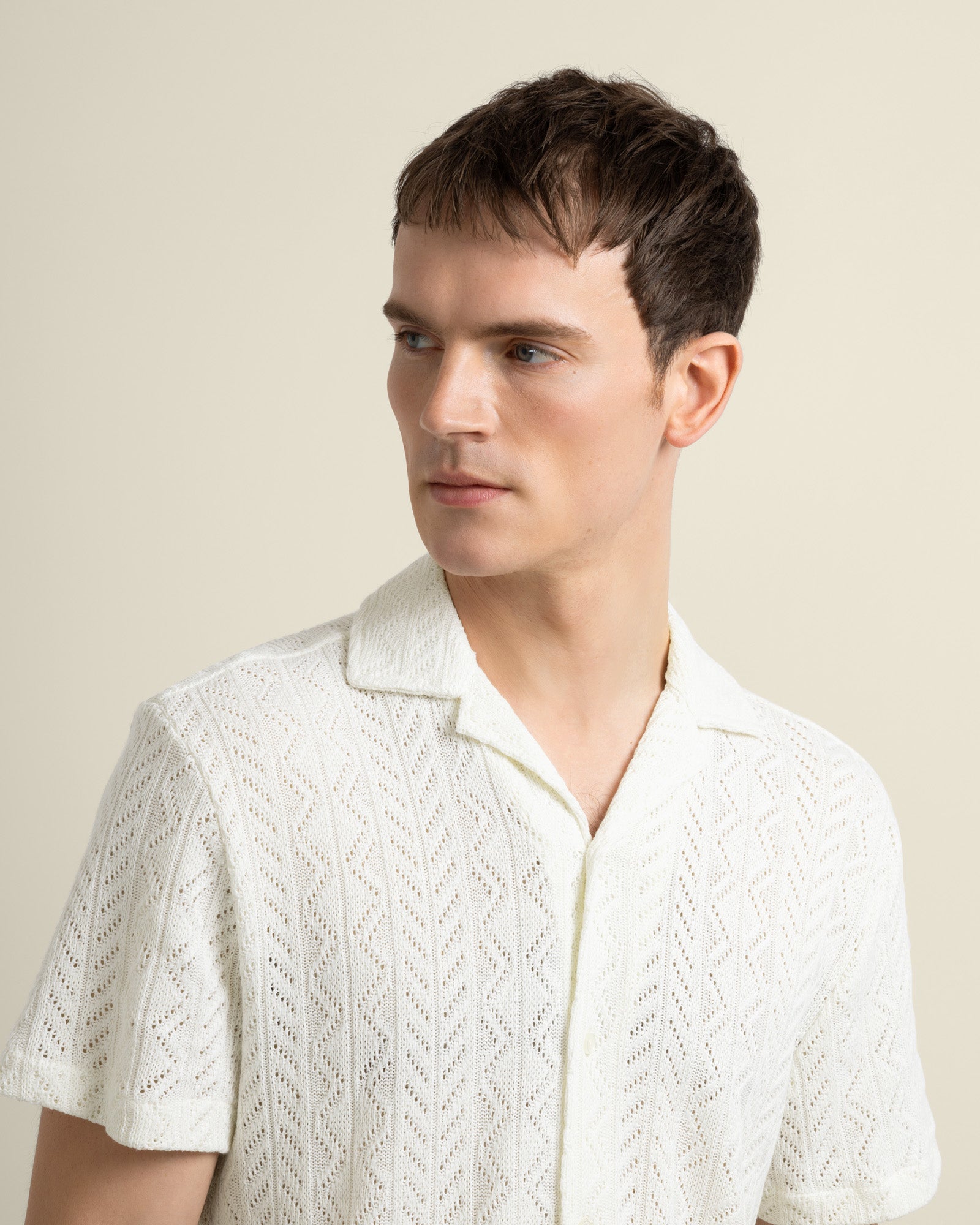 Tait - Diamond Crochet Short Sleeve Shirt