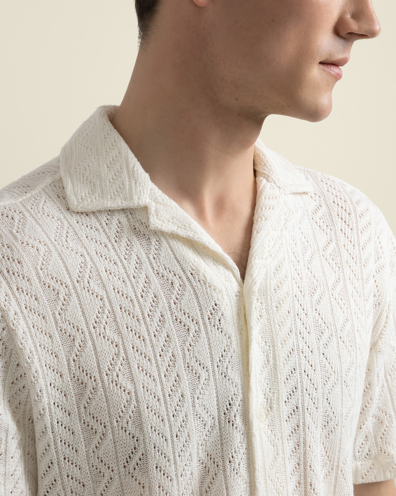 Tait - Diamond Crochet Short Sleeve Shirt