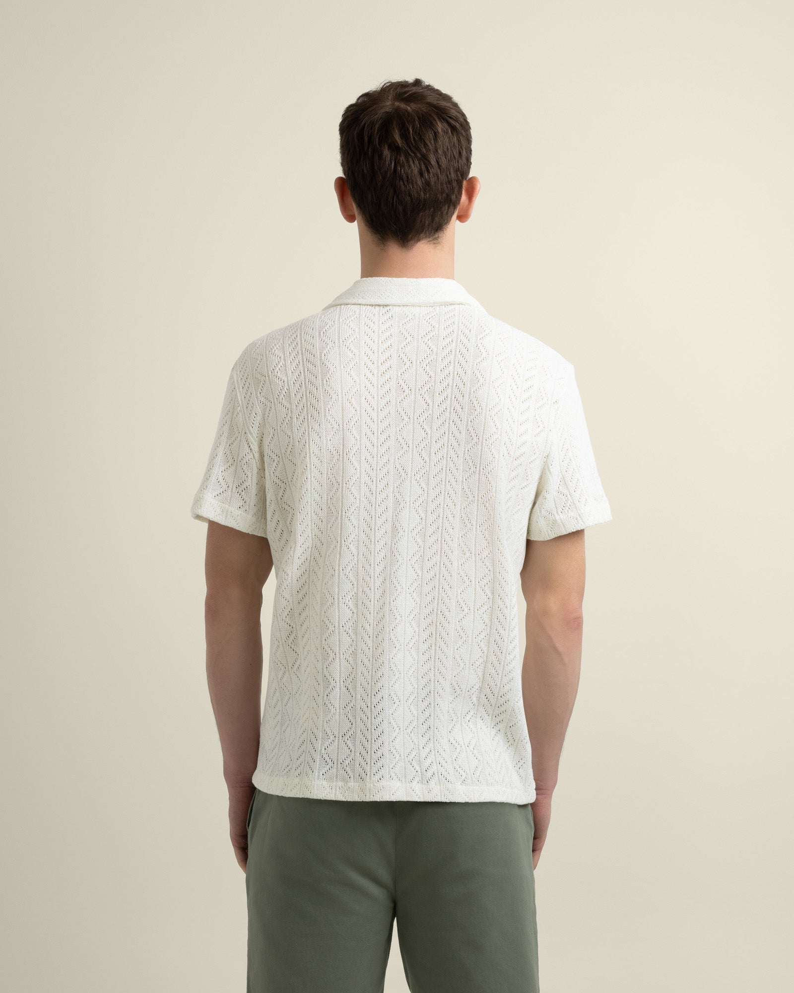 Tait - Diamond Crochet Short Sleeve Shirt