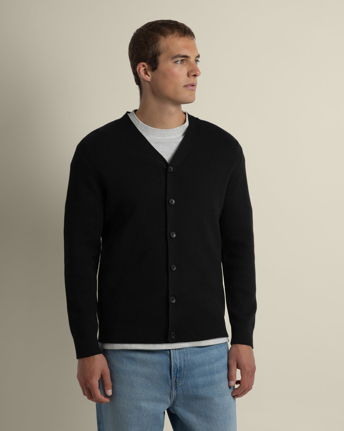 Milano Knit V-Neck Cardigan
