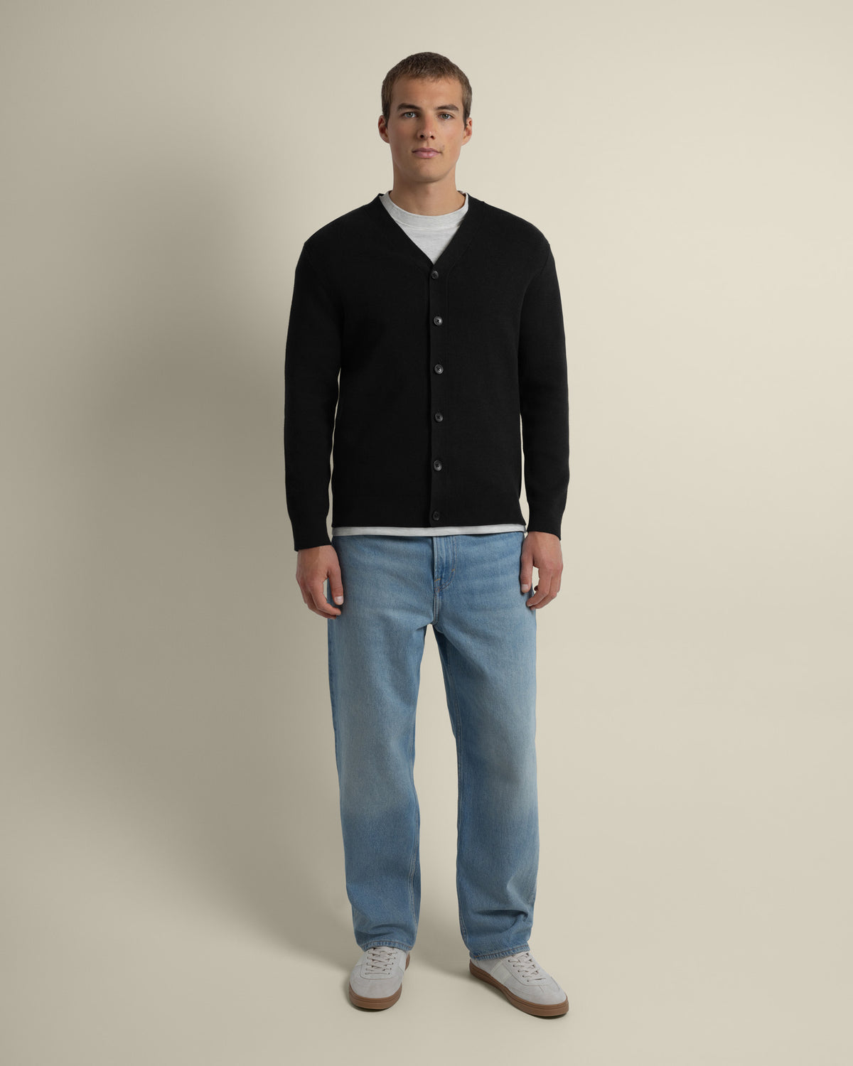 Milano Knit V-Neck Cardigan