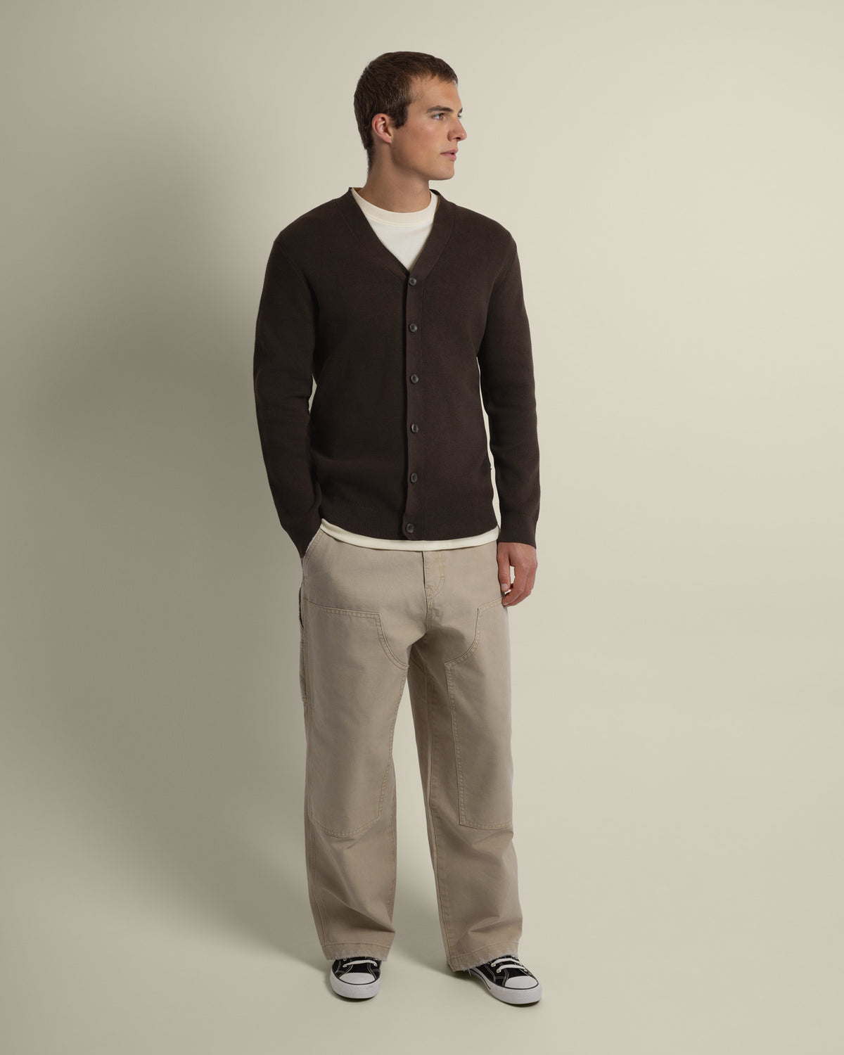 Milano Knit V-Neck Cardigan