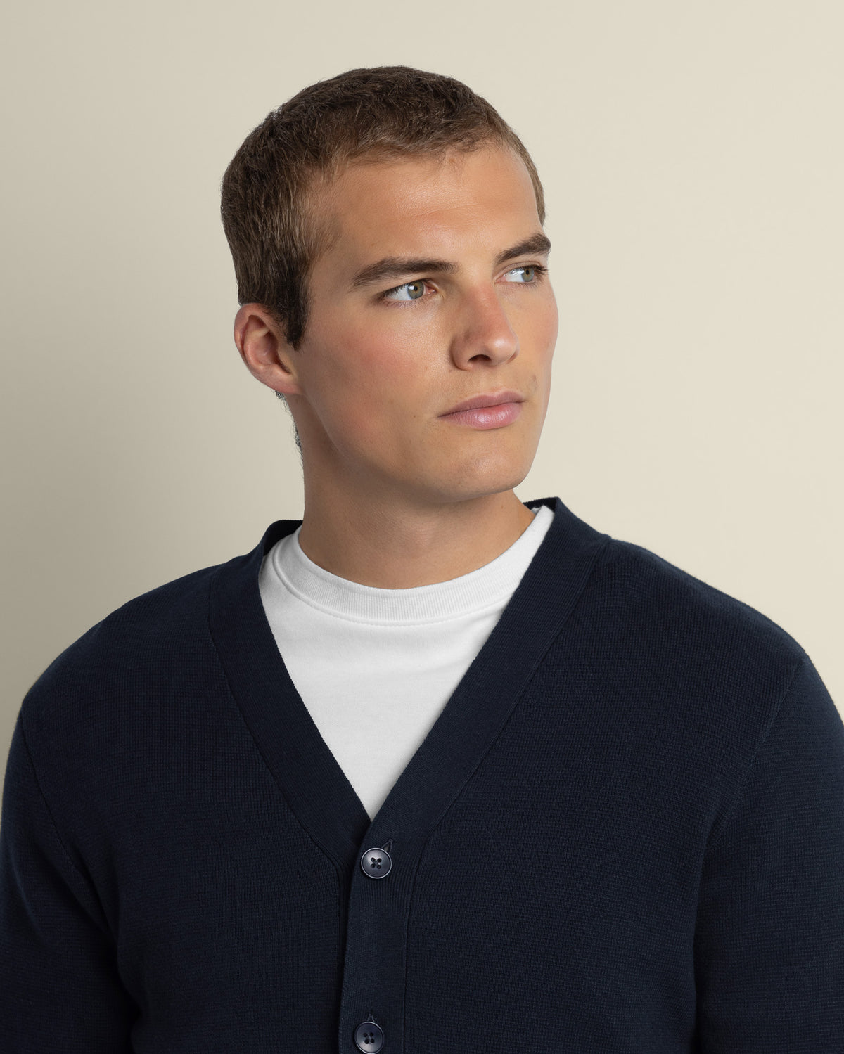 Milano Knit V-Neck Cardigan