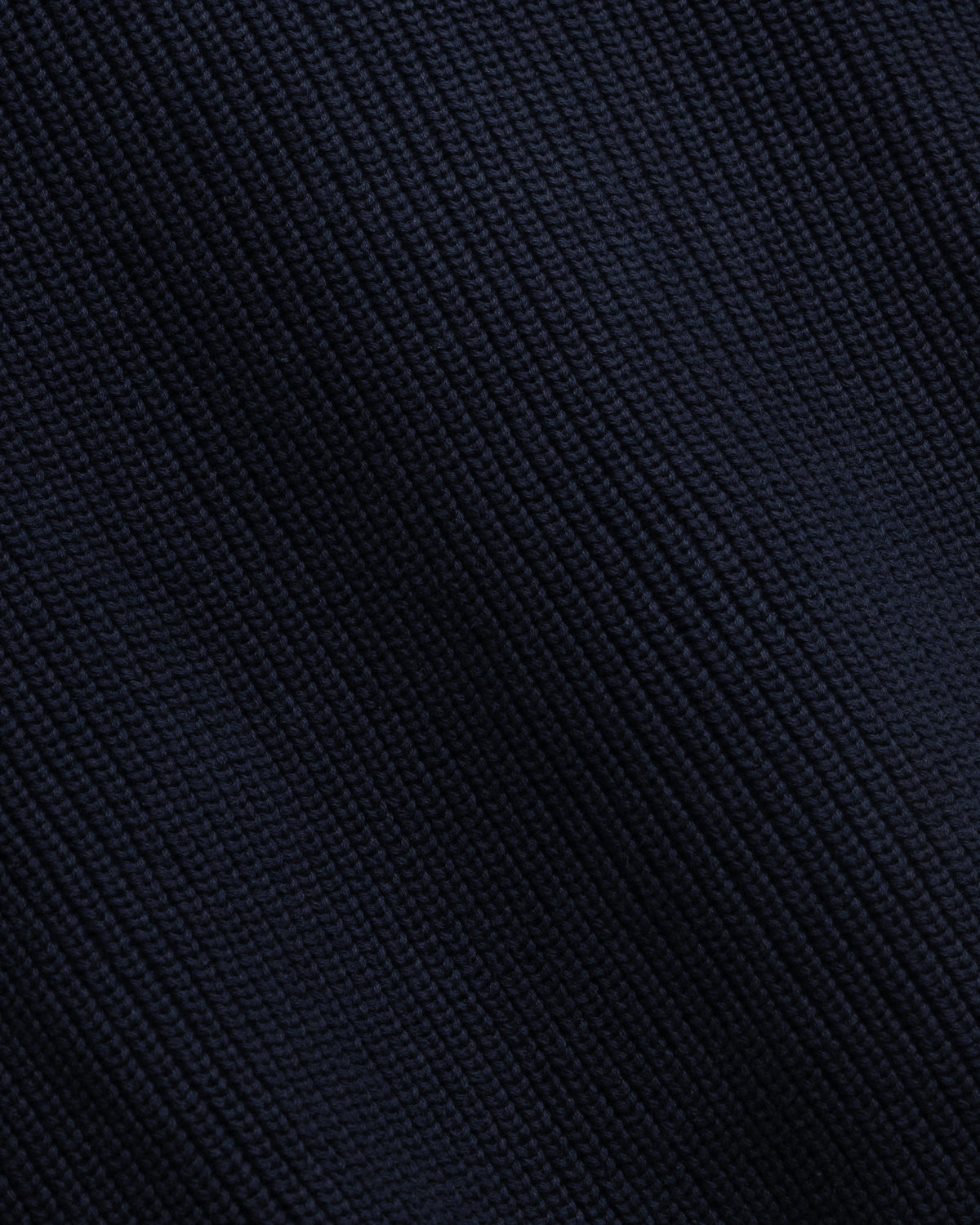 Rib Panel Knitted 1/4 Zip Sweater