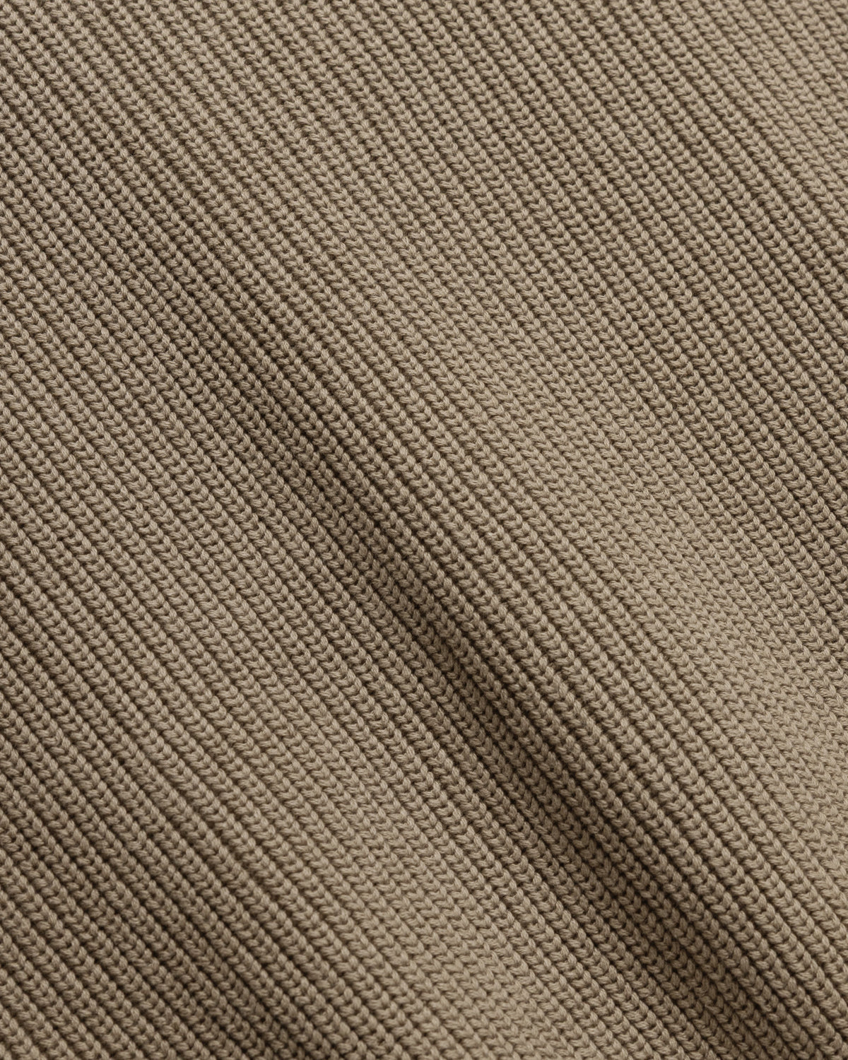 Rib Panel Knitted 1/4 Zip Sweater