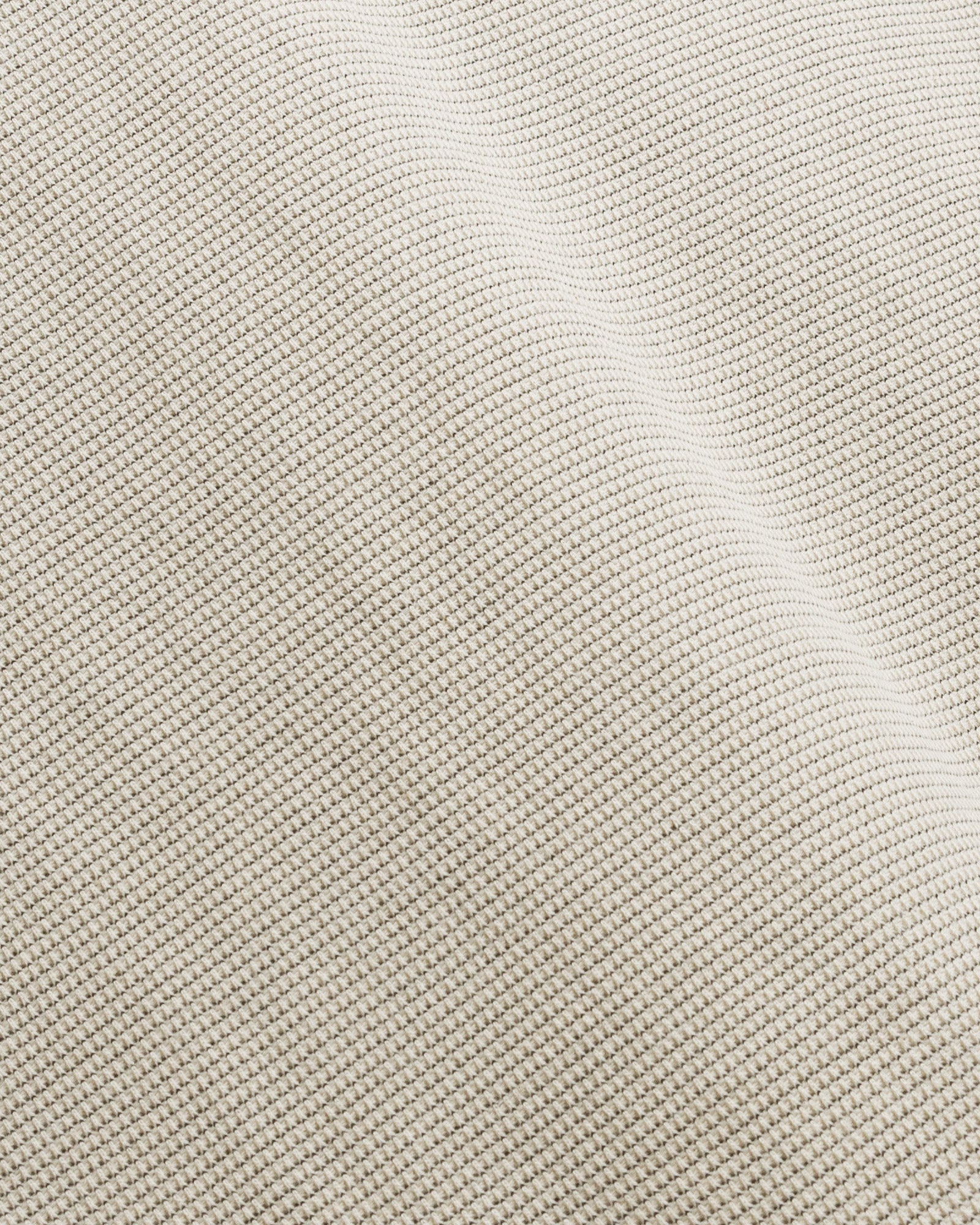 Aarhus - Textured Long Sleeve Polo Shirt