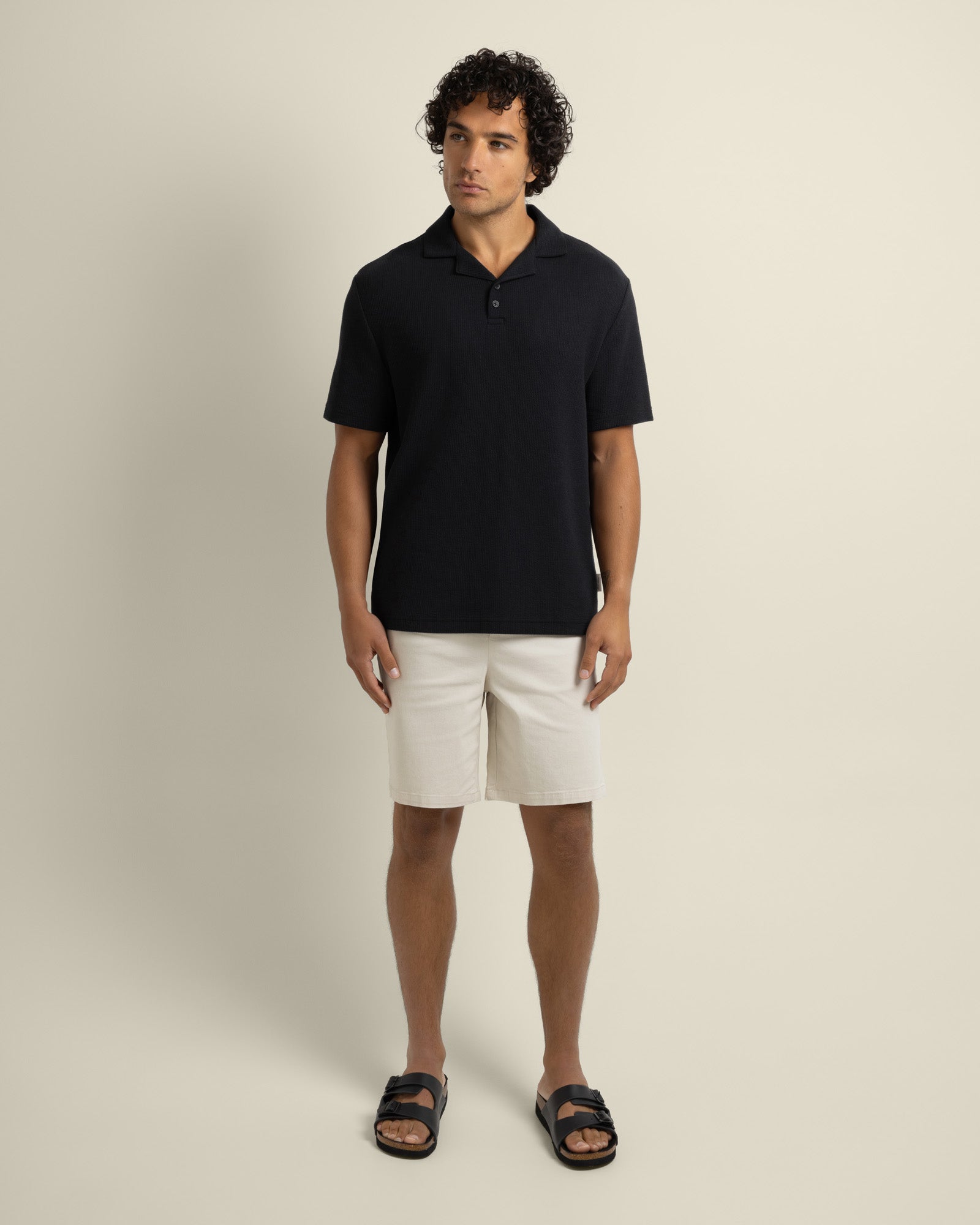 Sommer - Wavy Rib Polo Shirt