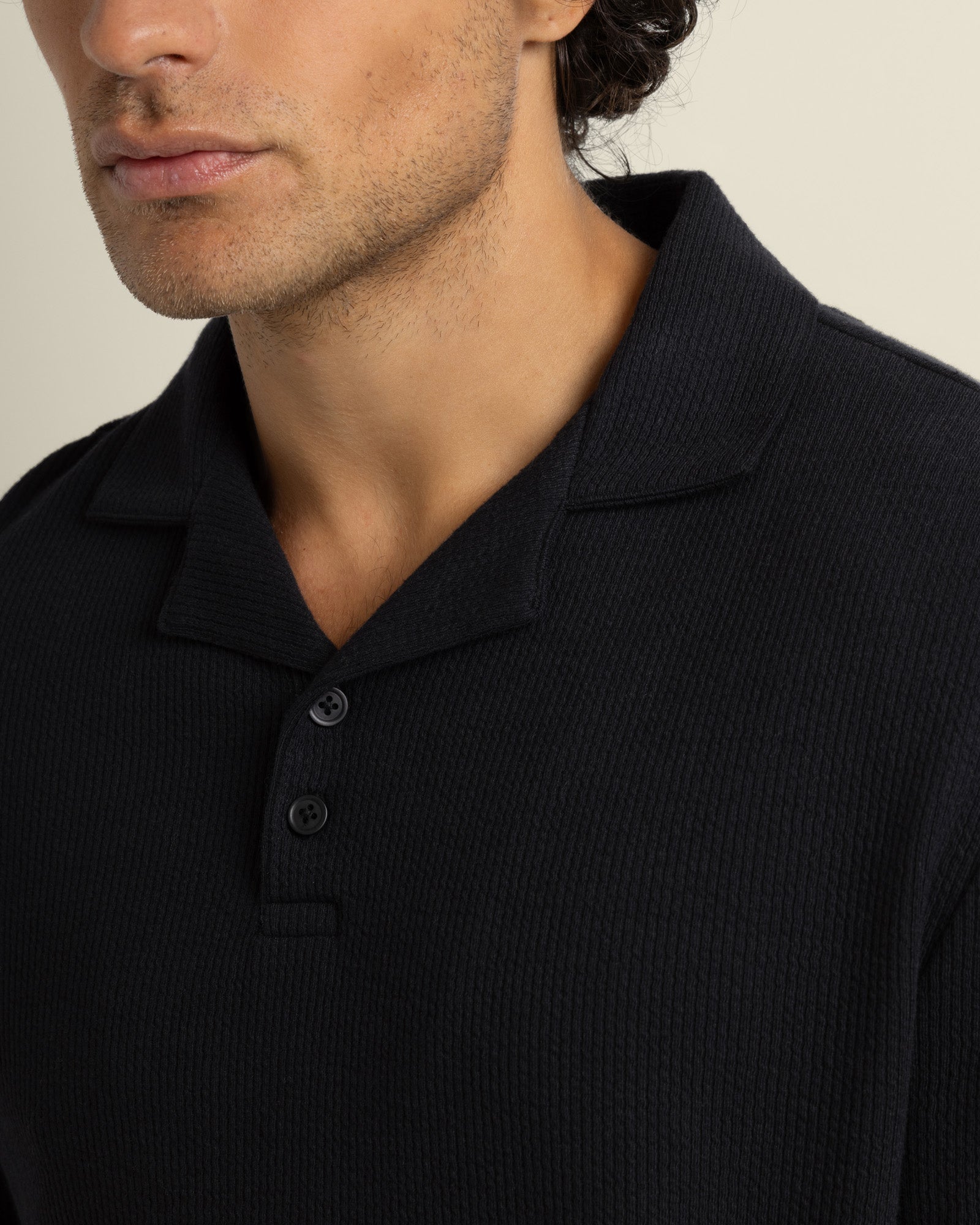 Sommer - Wavy Rib Polo Shirt