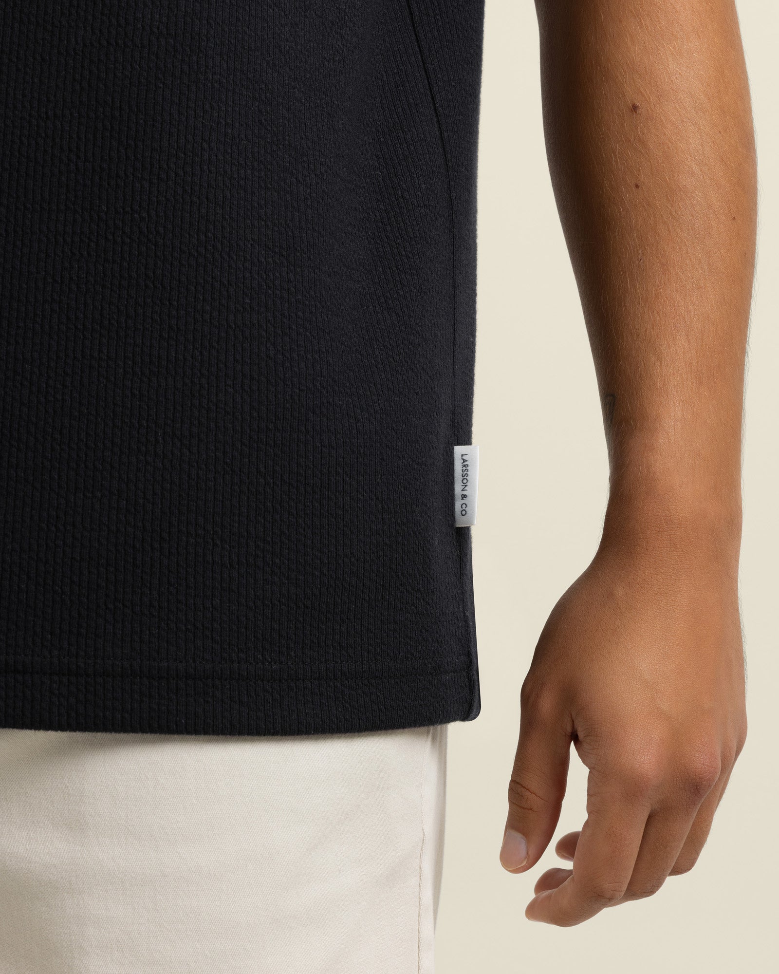 Sommer - Wavy Rib Polo Shirt