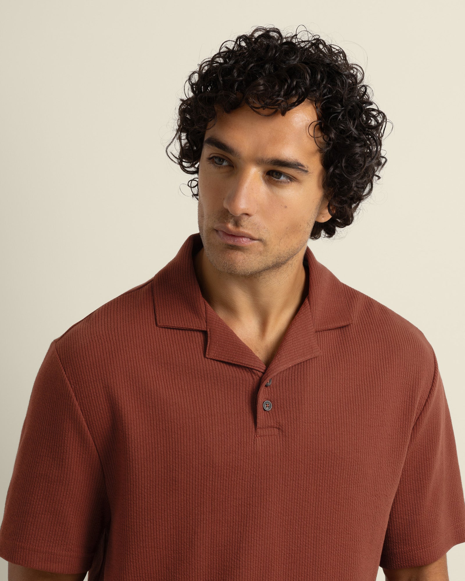 Sommer - Wavy Rib Polo Shirt