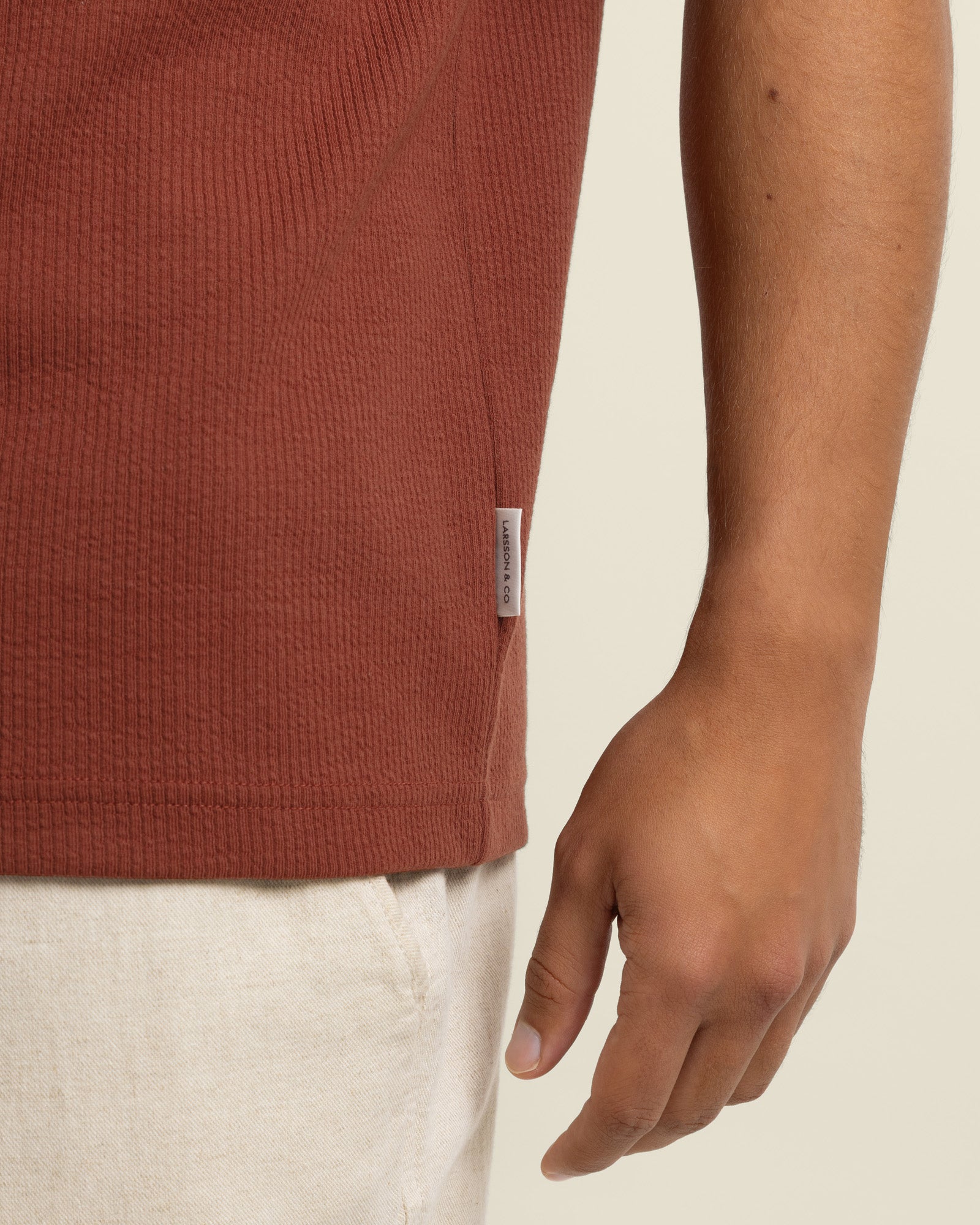 Sommer - Wavy Rib Polo Shirt