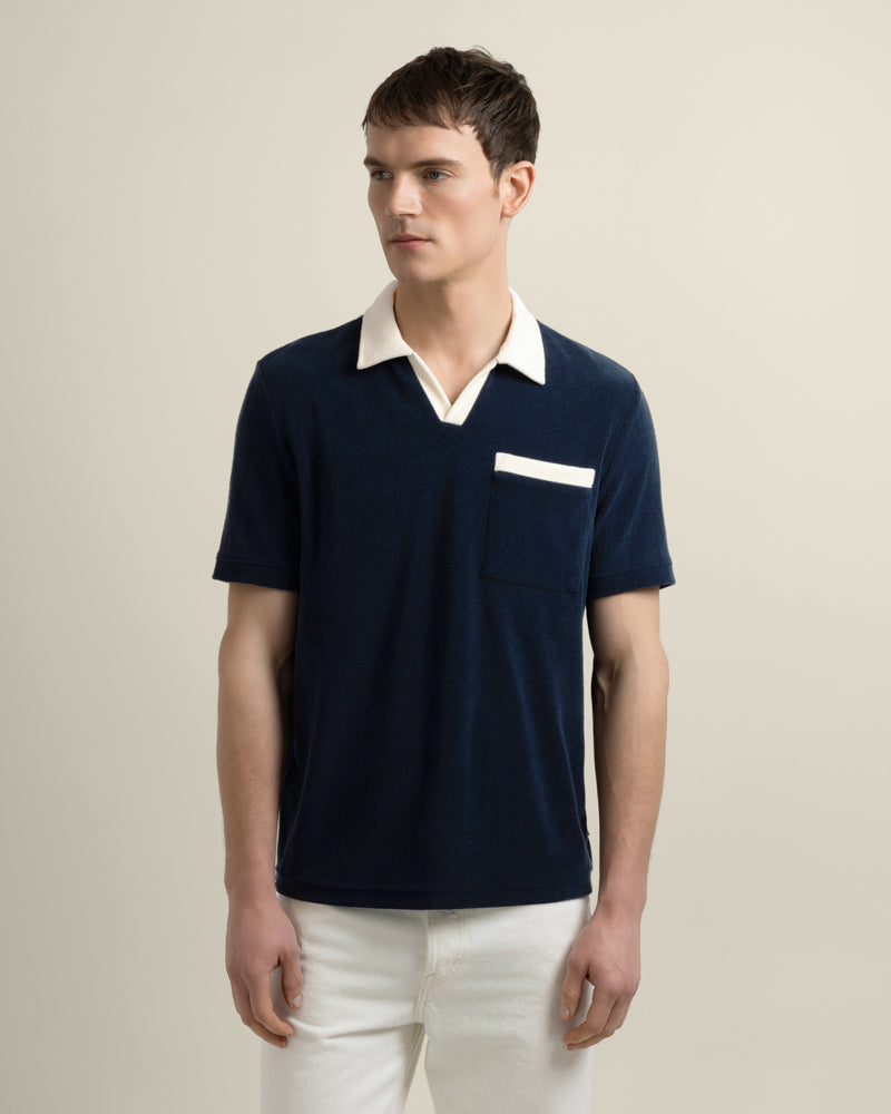 Jesper - Terry Resort Collar Polo Shirt