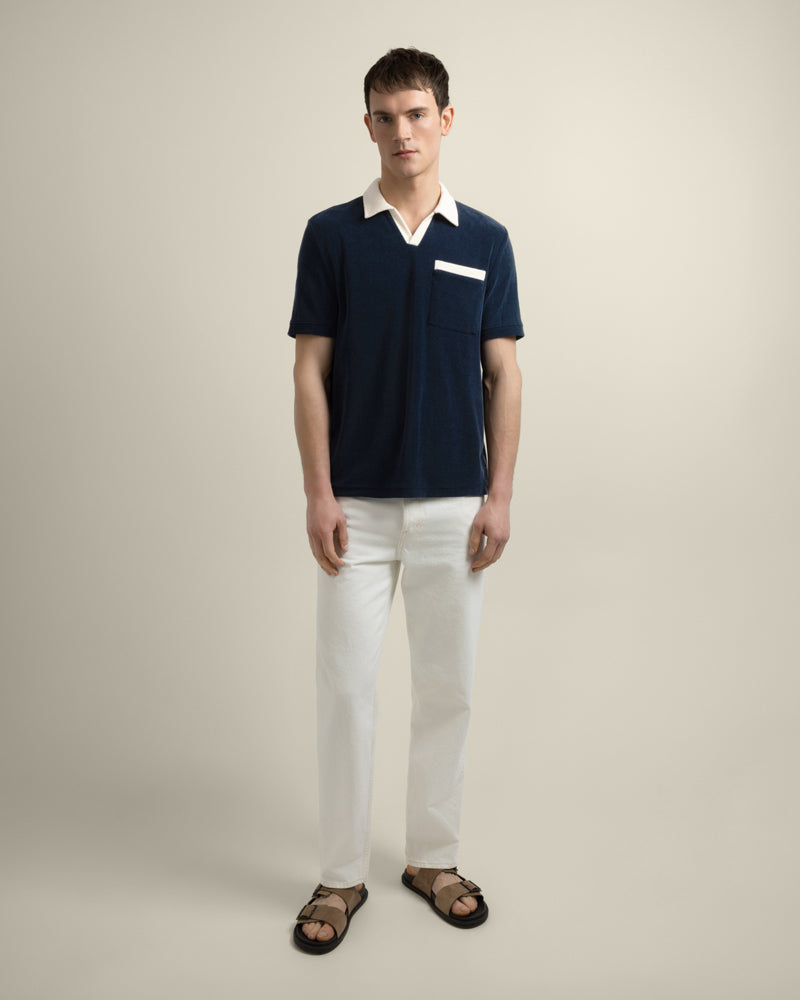 Jesper - Terry Resort Collar Polo Shirt