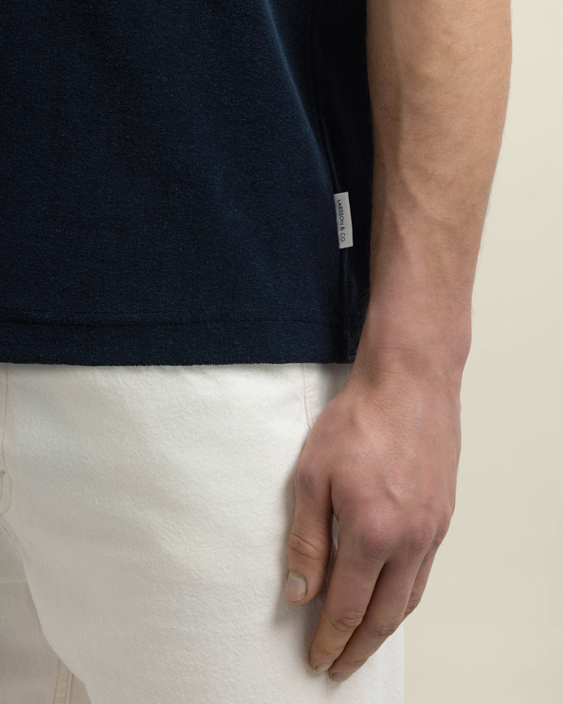 Jesper - Terry Resort Collar Polo Shirt