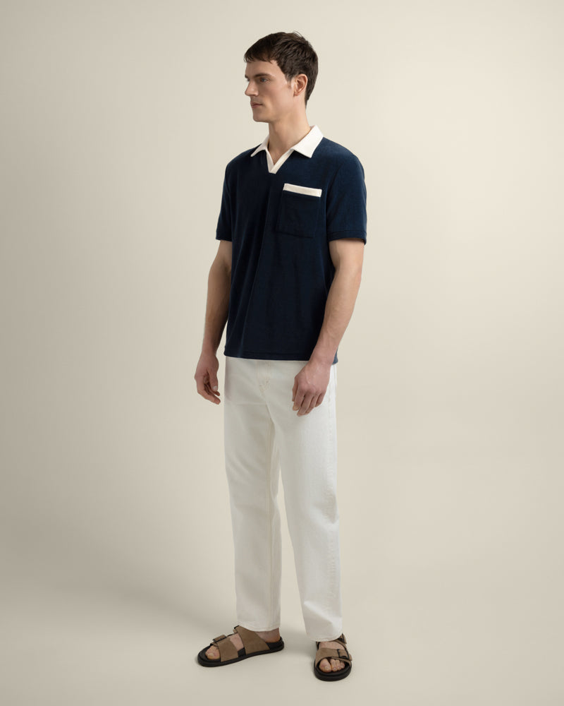 Jesper - Terry Resort Collar Polo Shirt