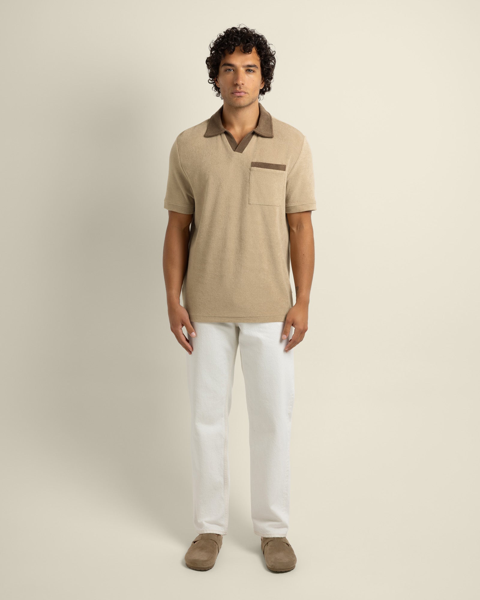 Jesper - Terry Resort Collar Polo Shirt