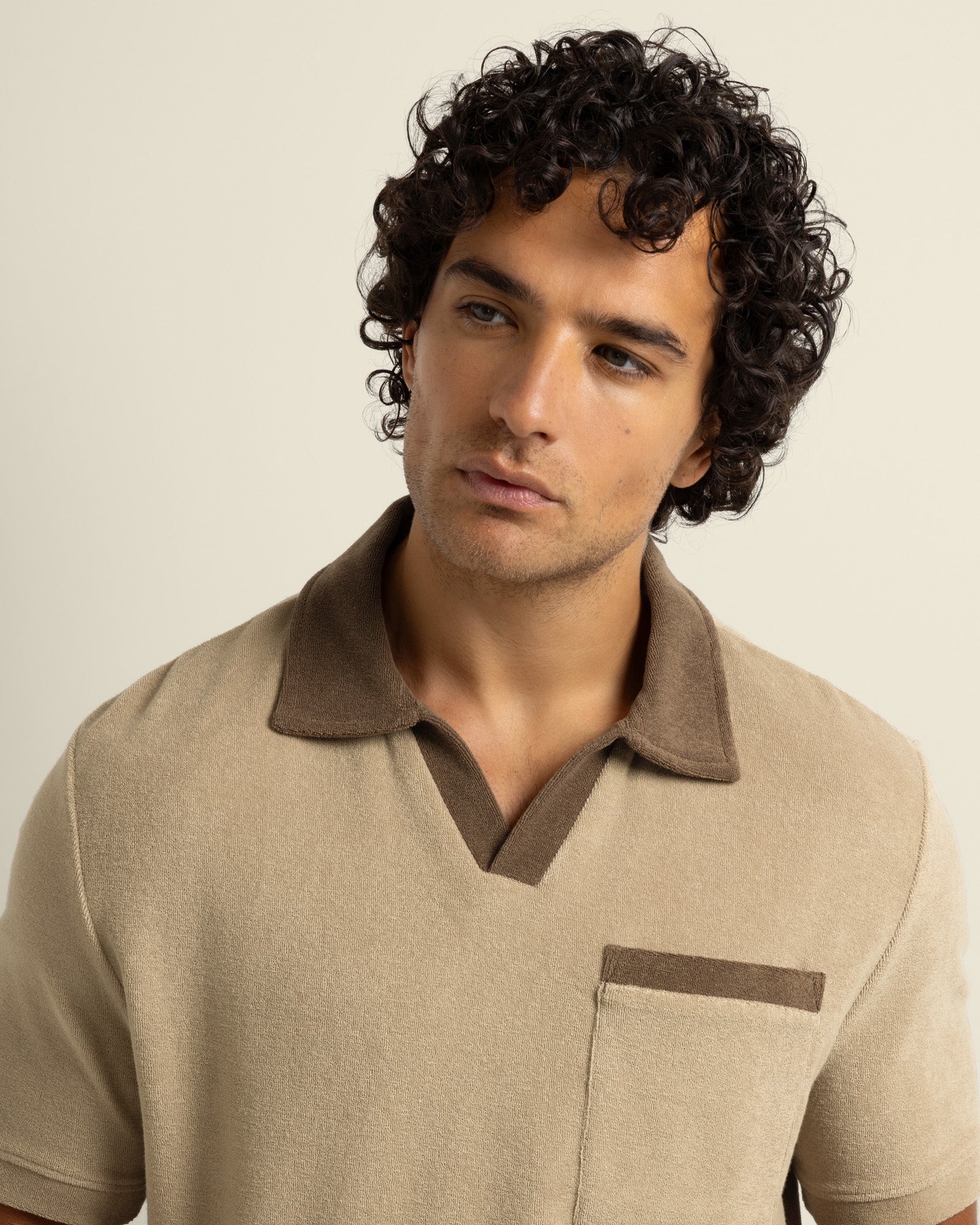 Jesper - Terry Resort Collar Polo Shirt
