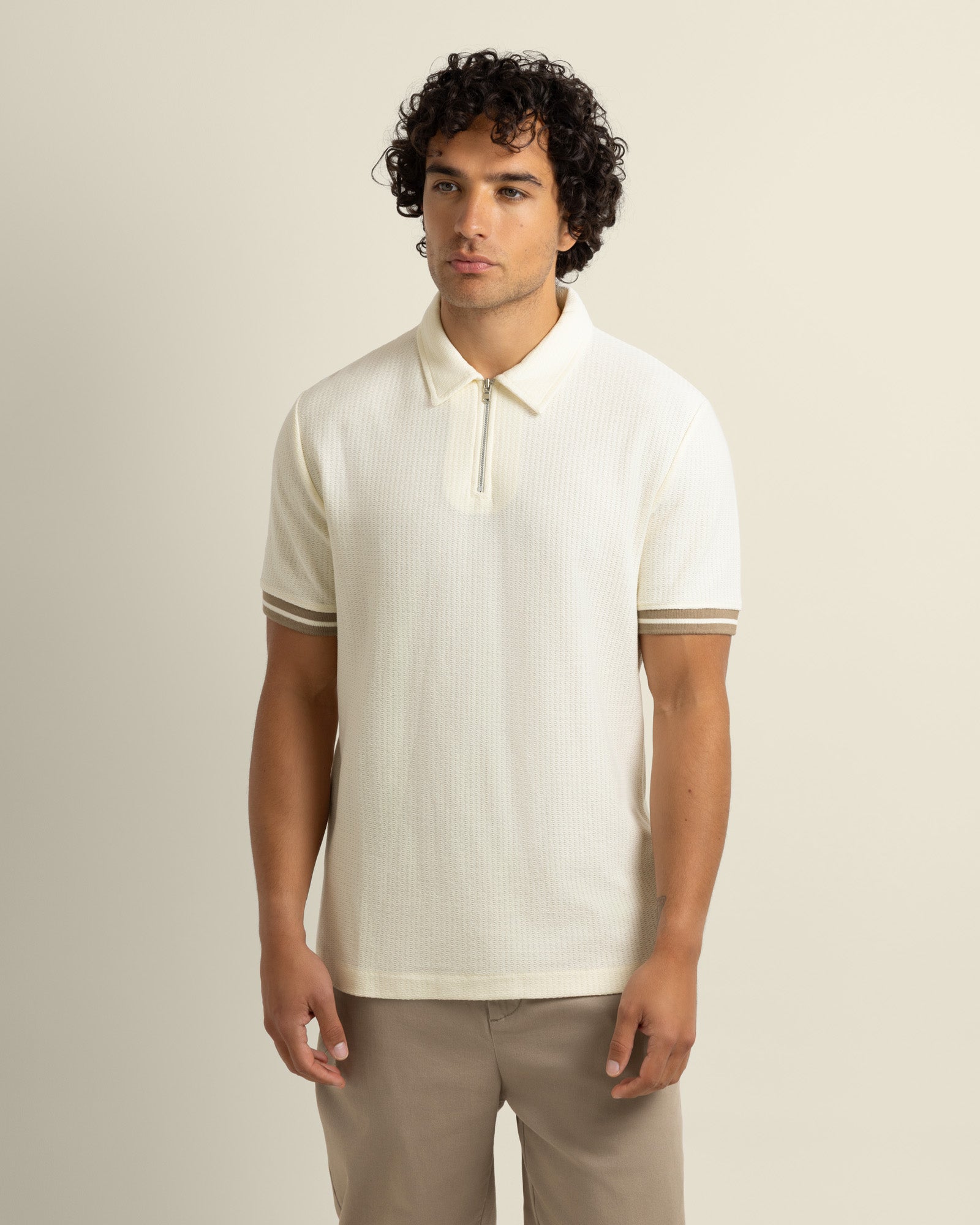 Odin - Textured Polo Shirt