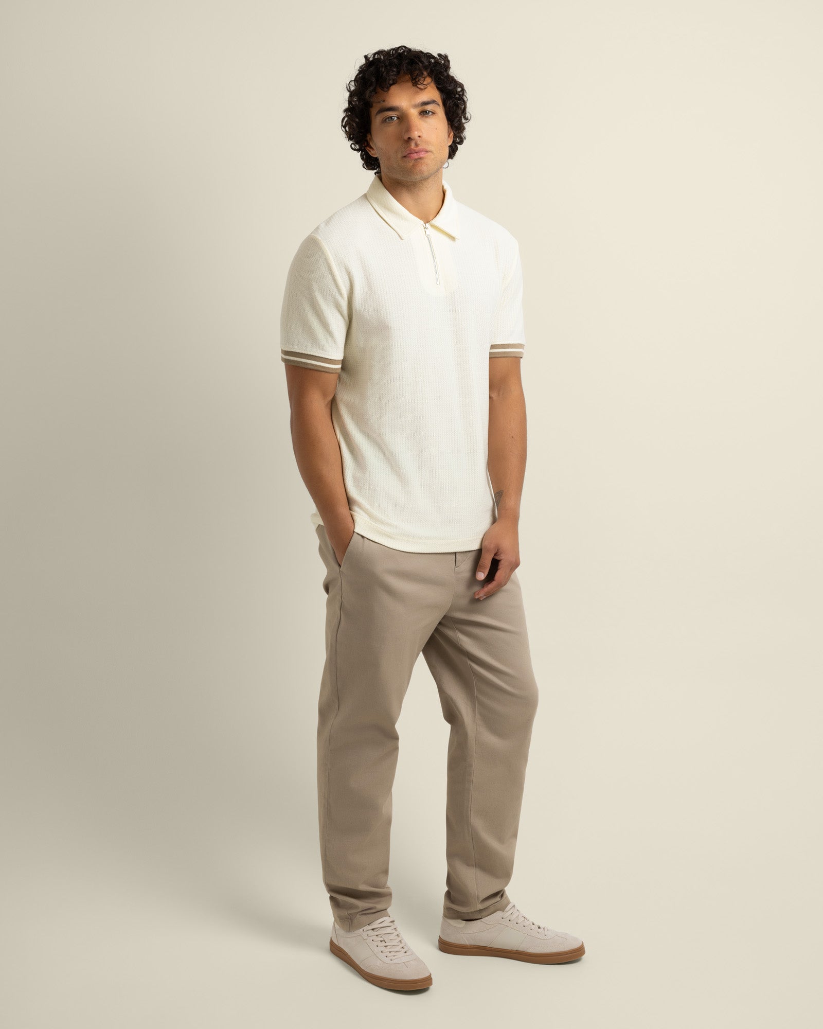 Odin - Textured Polo Shirt