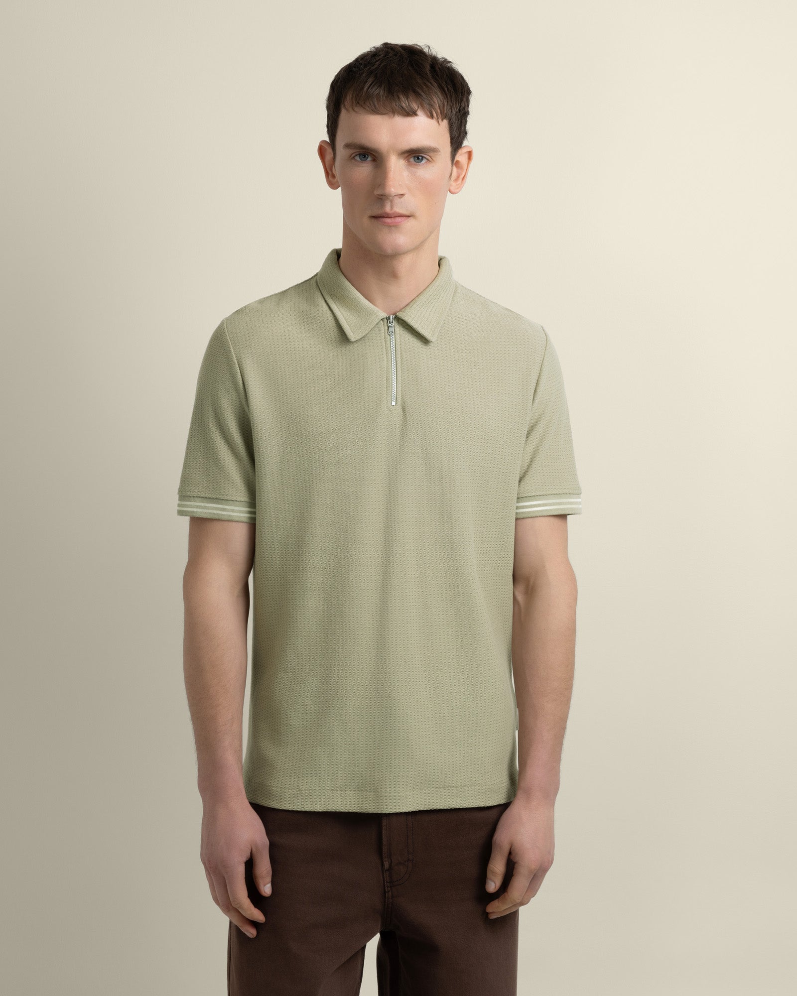 Odin - Textured Polo Shirt