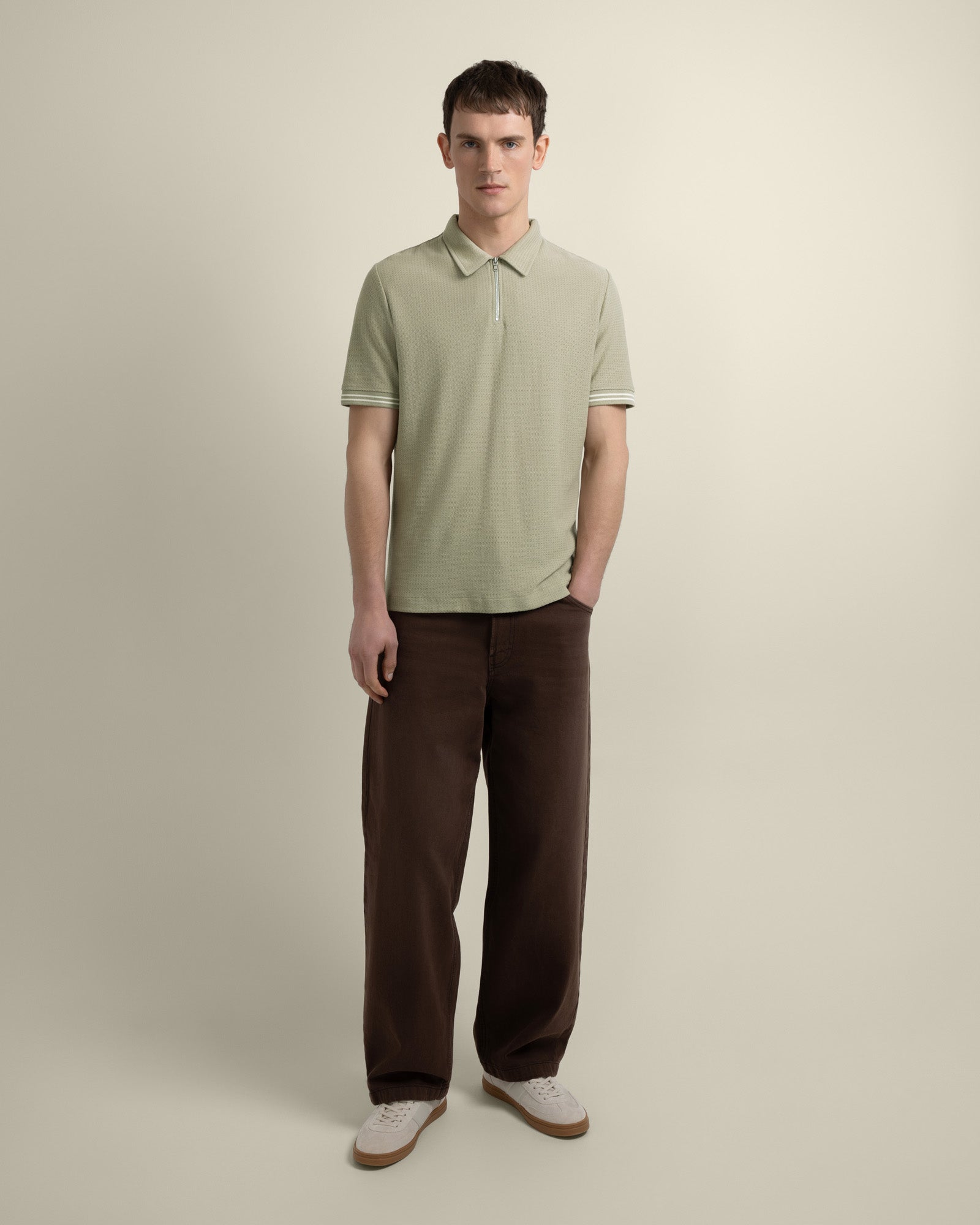 Odin - Textured Polo Shirt