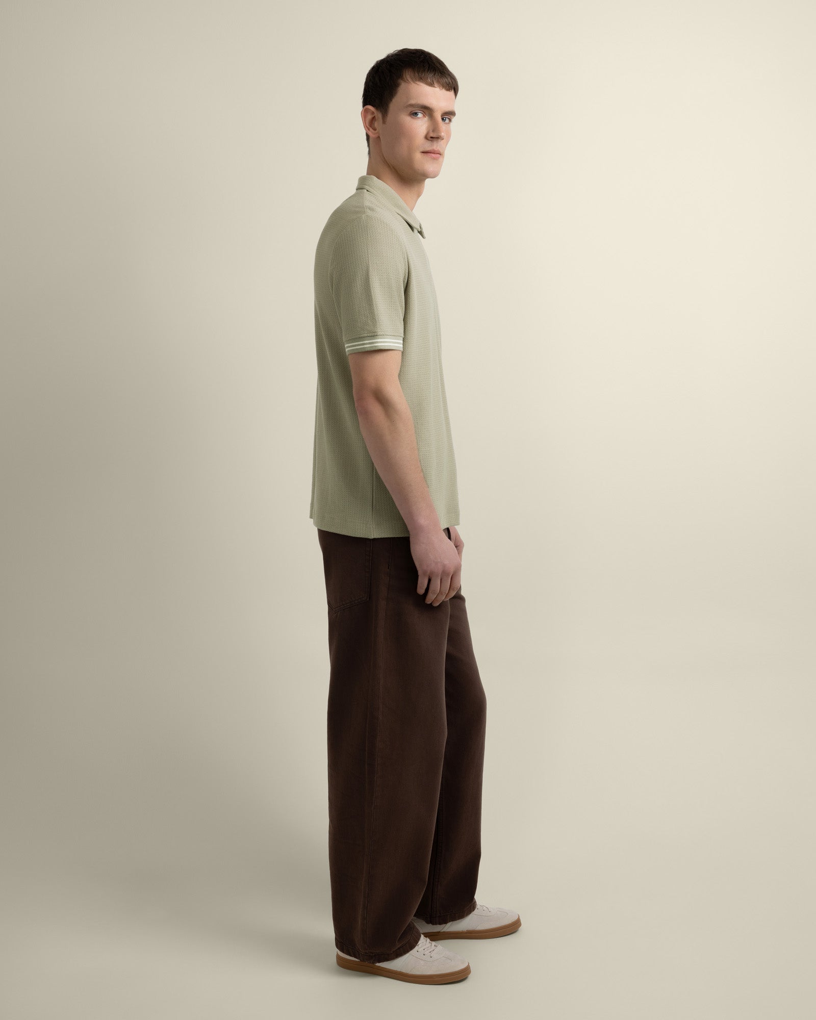 Odin - Textured Polo Shirt