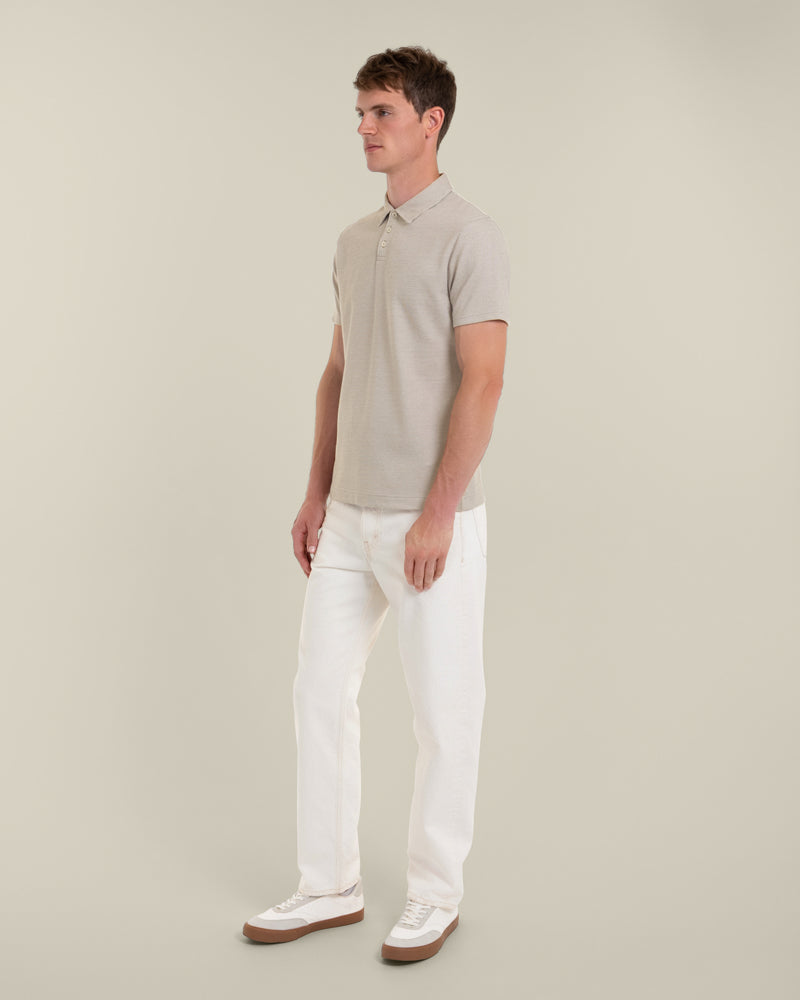 Per - Jacquard Textured Polo Shirt