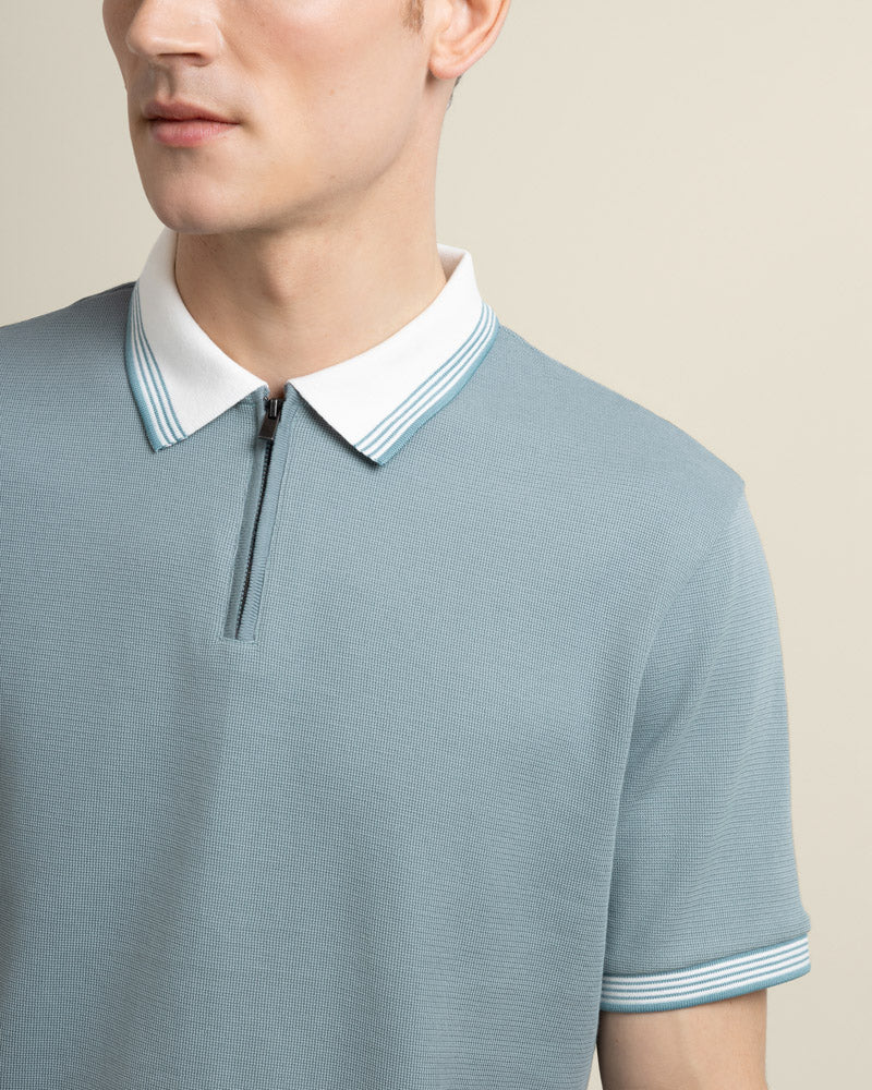 Nilsson - Contrast Rib Polo Shirt